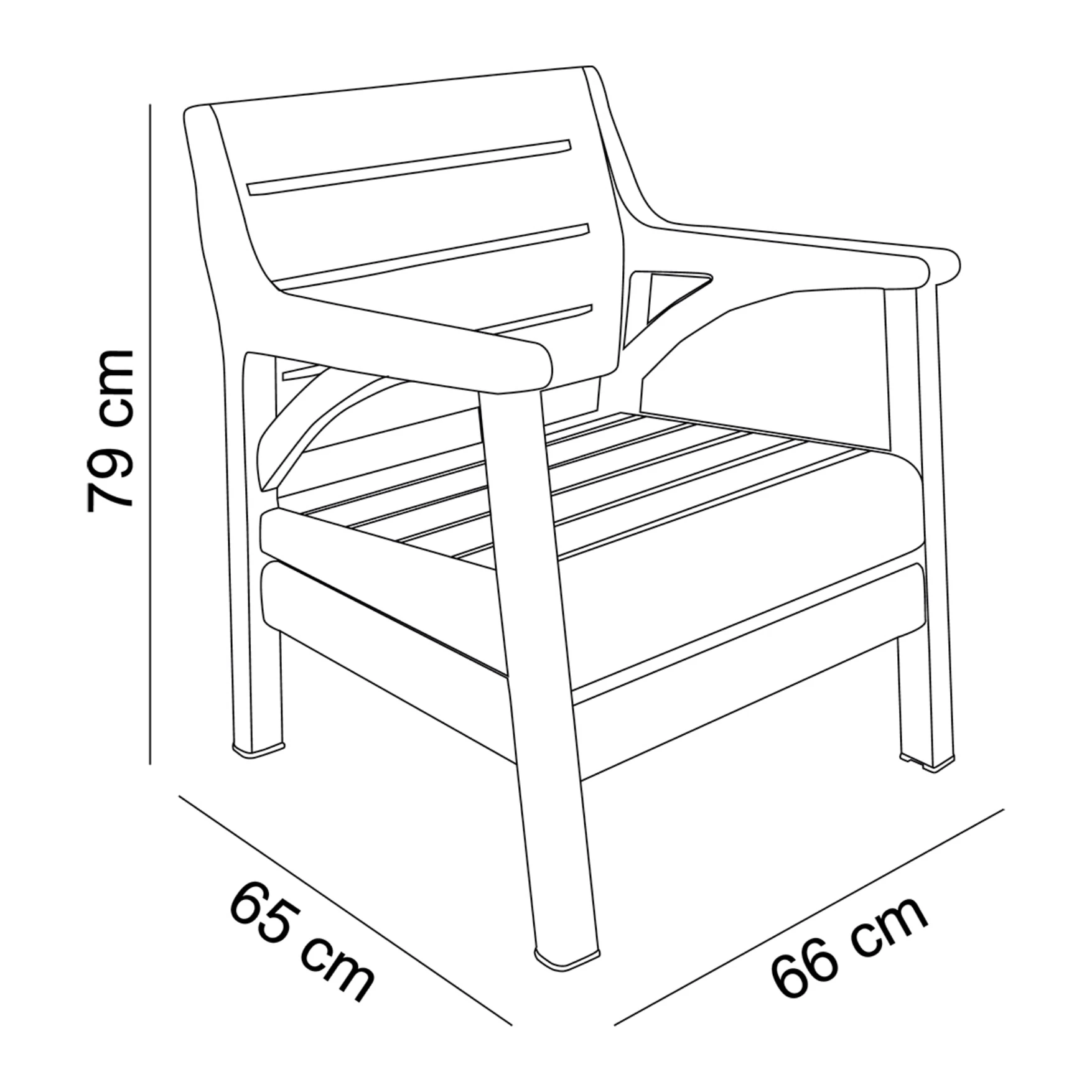 Holiday Hawaii 3'lü Balkon Takımı