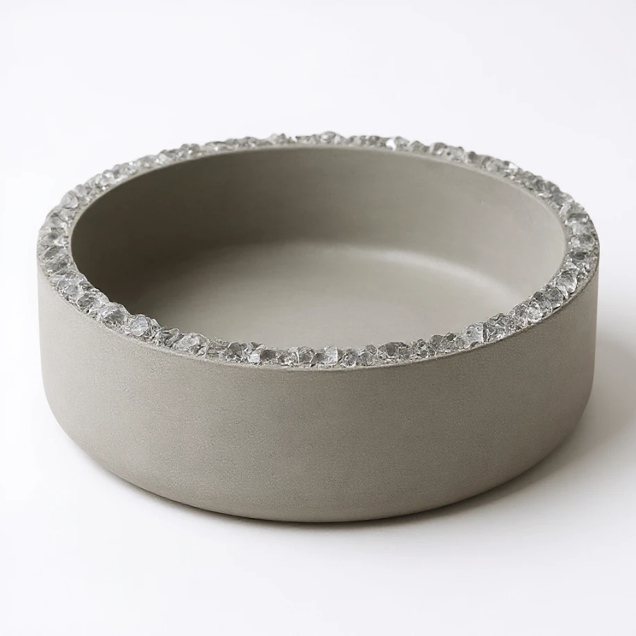 Glossy Stone Bowl