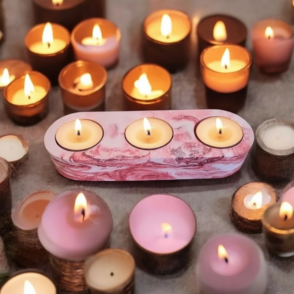 Triple Tealight Candle Holder