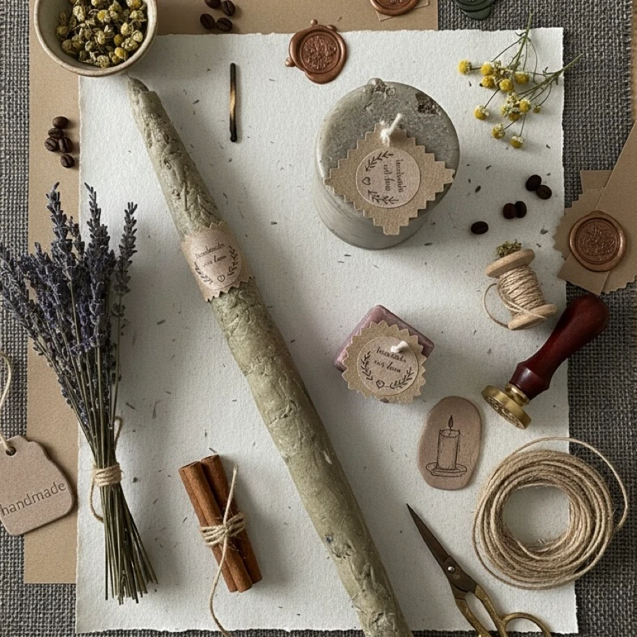 Organic Beewax Candle