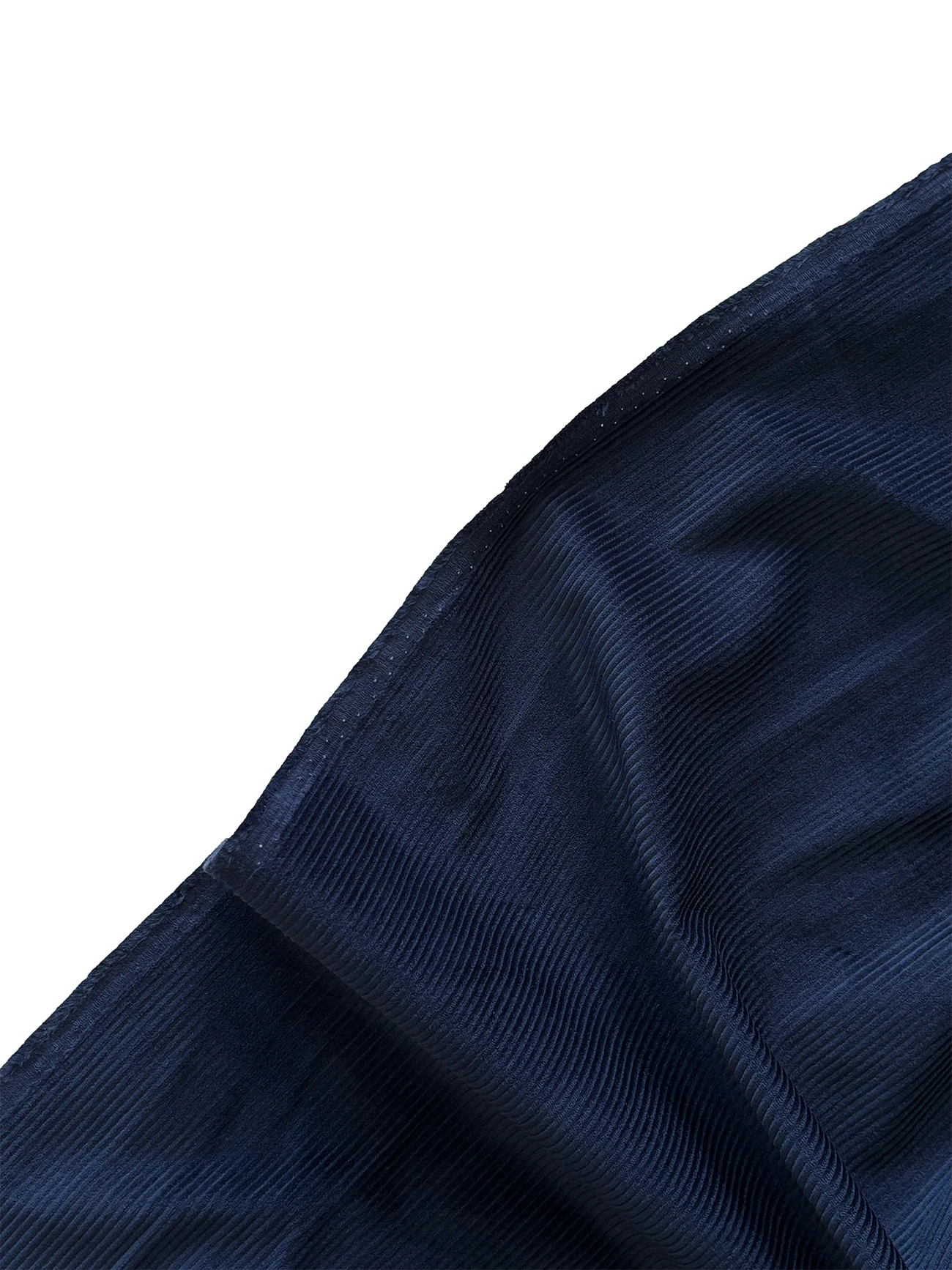  %100 Pamuk Fitilli Kadife Kumaş Lacivert 