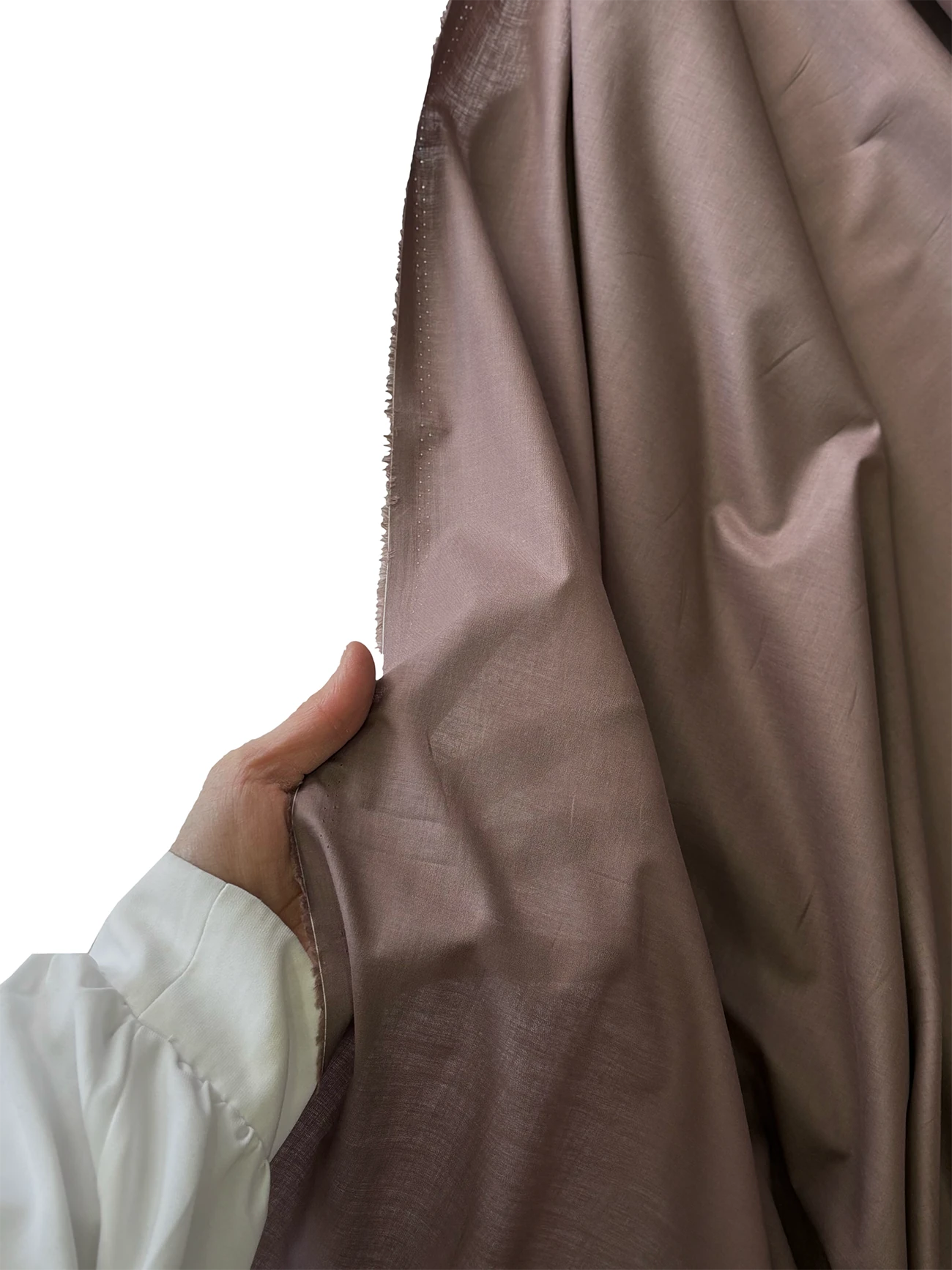 %100 Pamuk 60/1 Vual Kumaş Koyu Vizon 