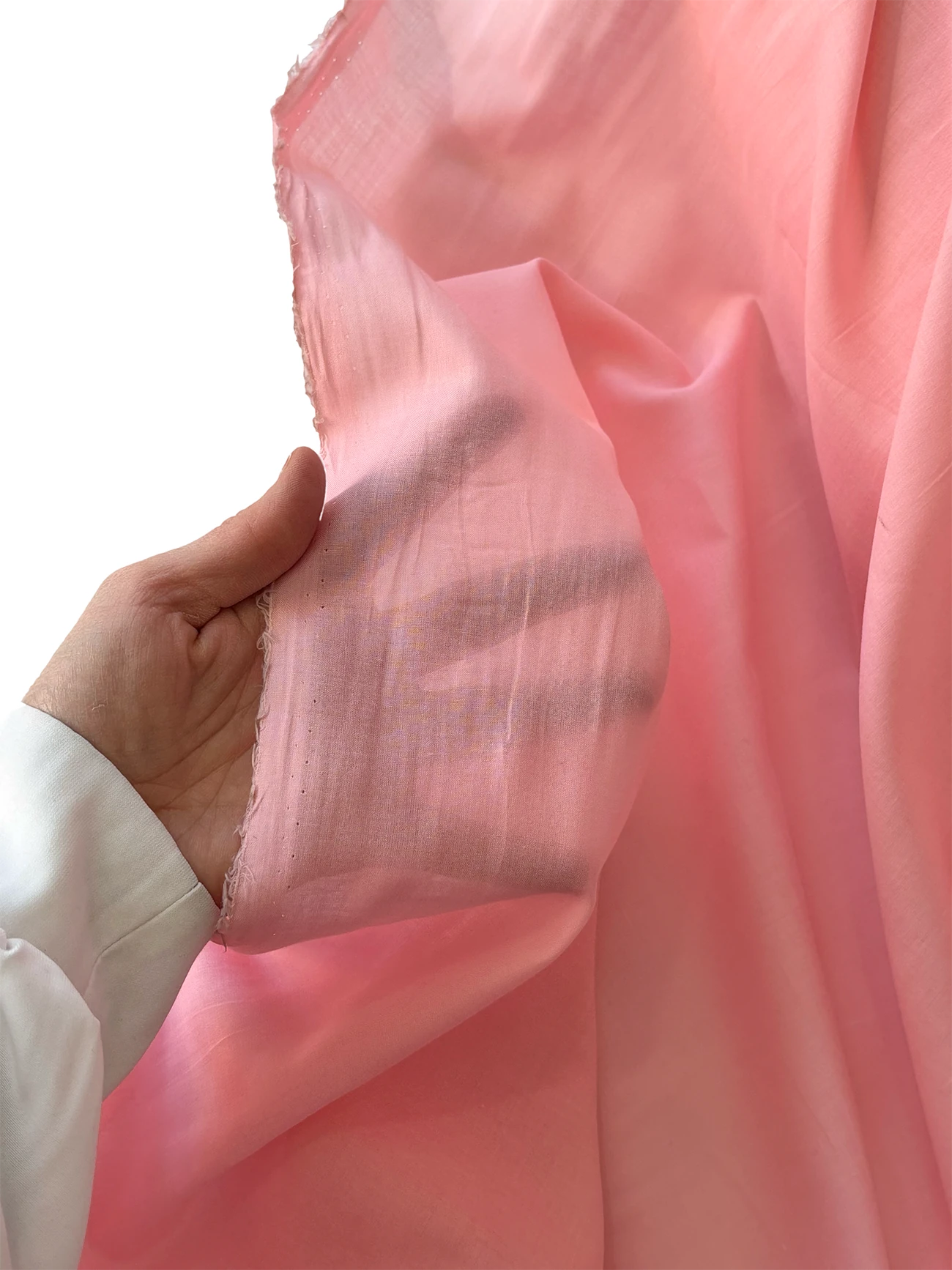  %100 Pamuk Vual Kumaş Pembe