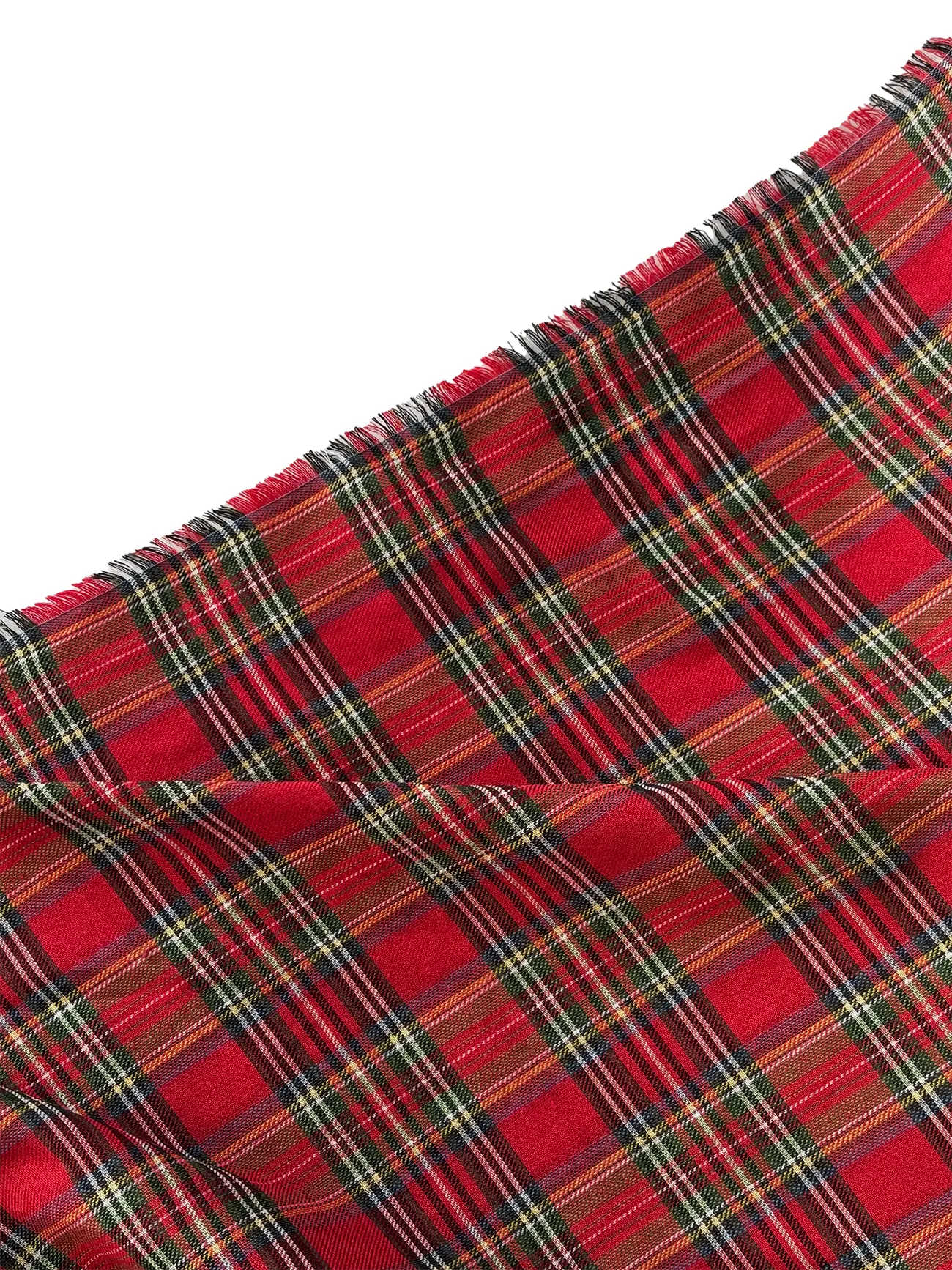 Kırmızı Ekose Kumaş 