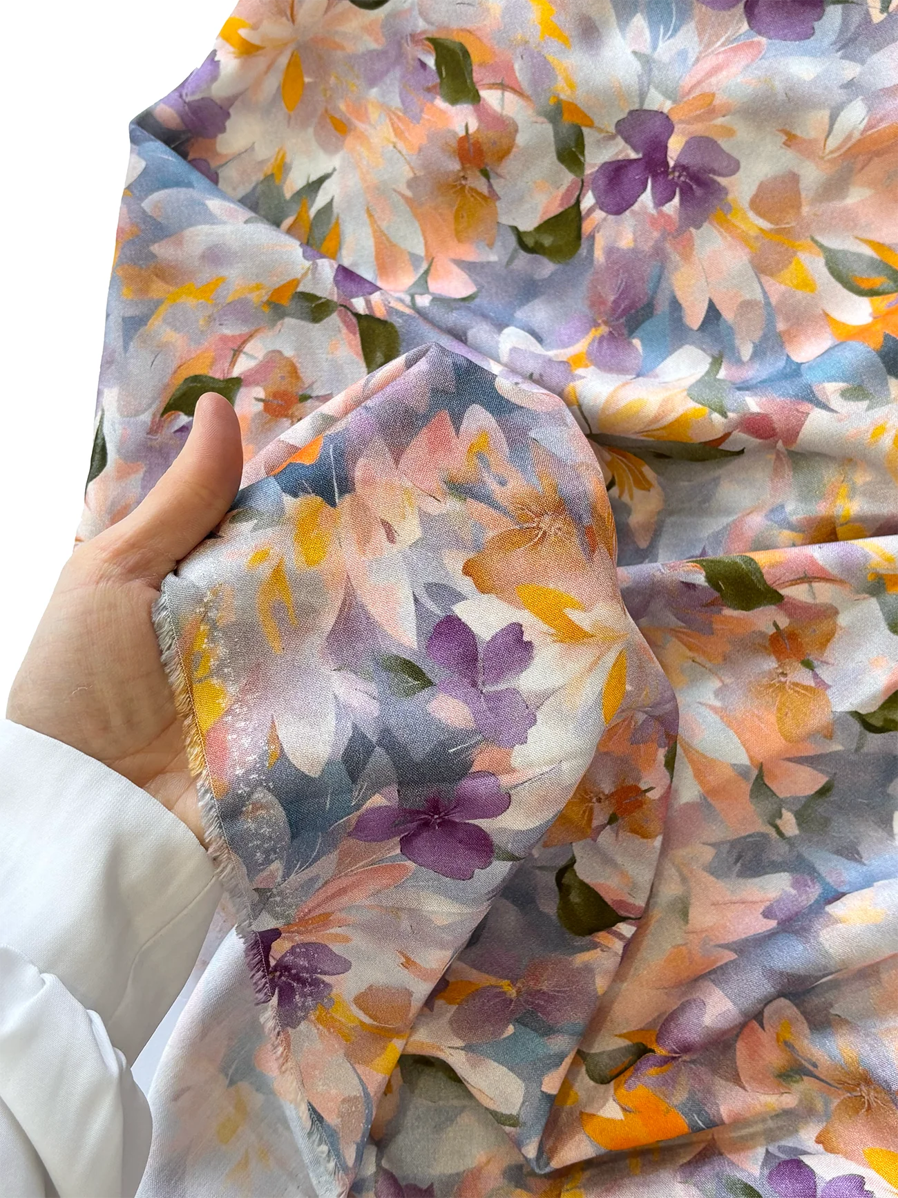 %100 Viskon Premium Kumaş Leylak