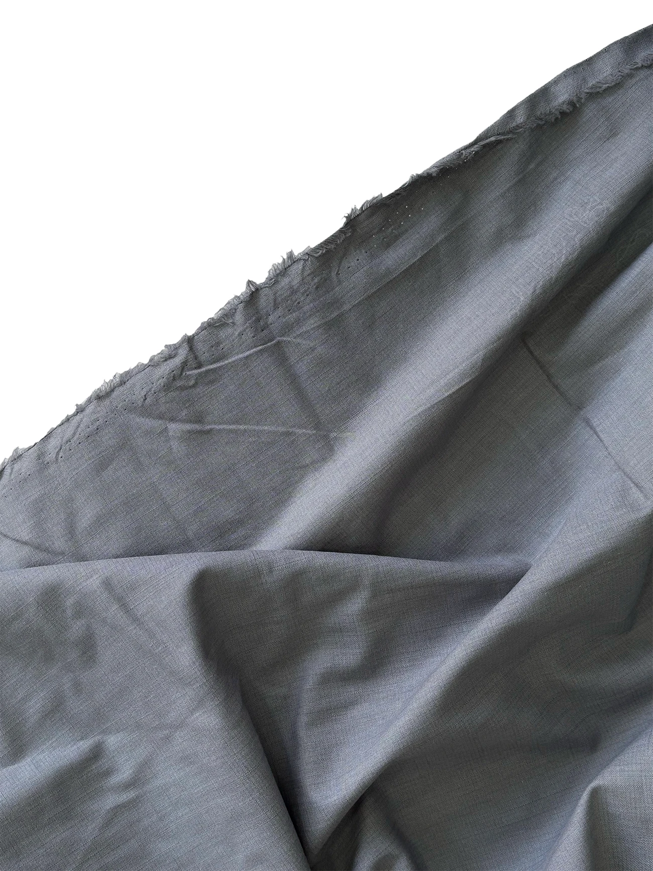 Flamlı Pamuk Keten Kumaş Koyu Gri 