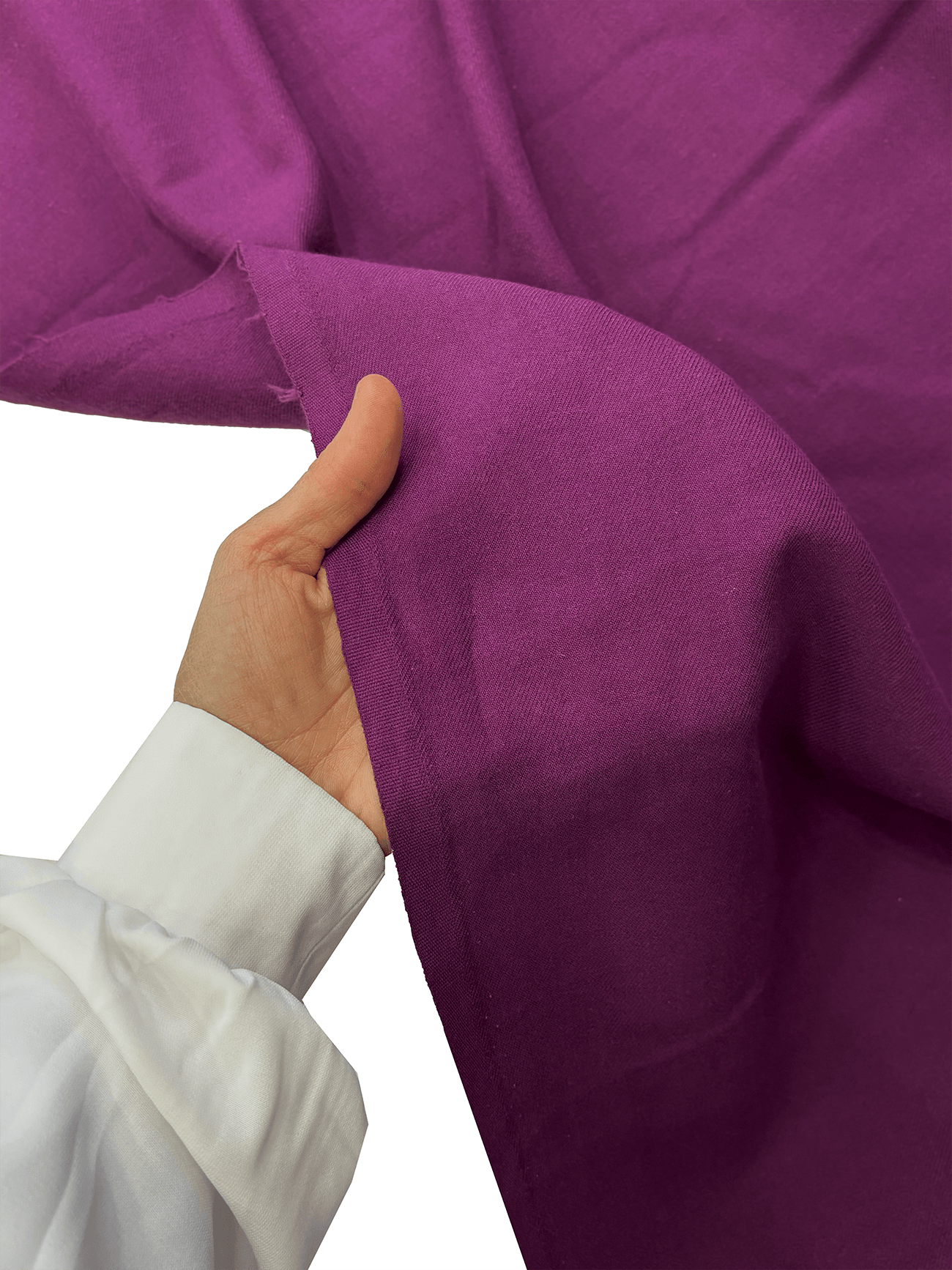 %100 Pamuk Flanel Pazen Kumaş  - Mor