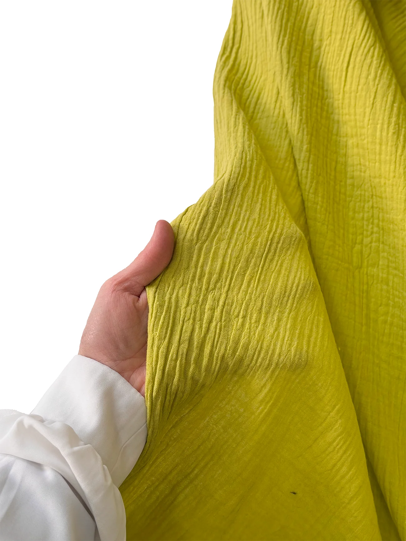 %100 Pamuk Bürümcük Müslin Kumaş Yağ Yeşili