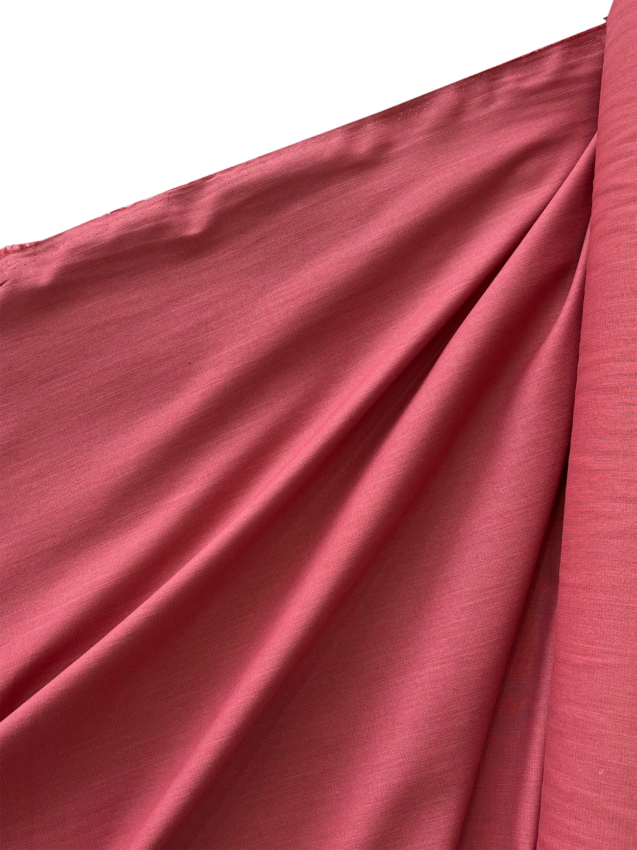 Flamlı Pamuk Keten Kumaş Gül Kurusu 