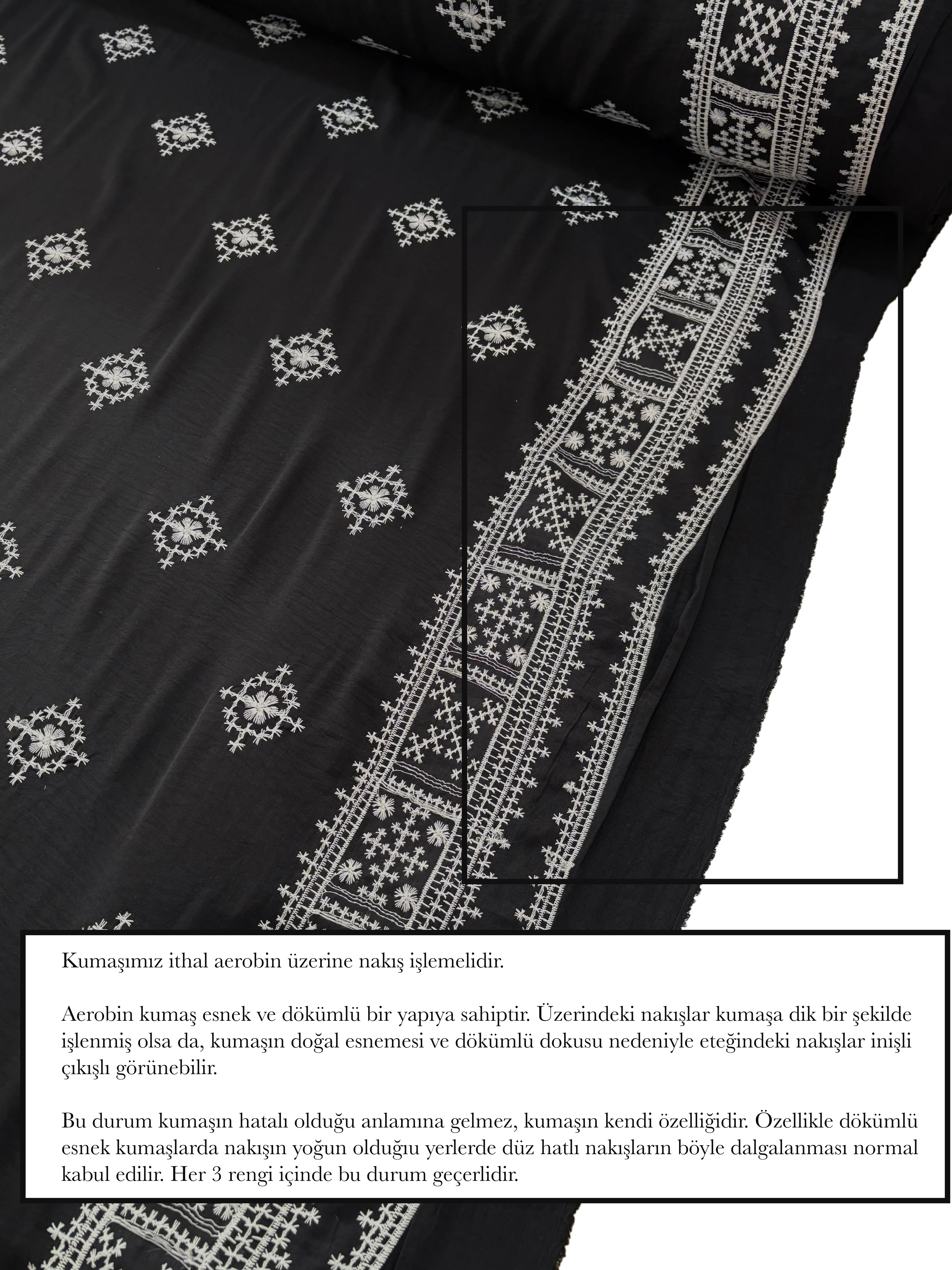 Nakışlı Aerobin Kumaş