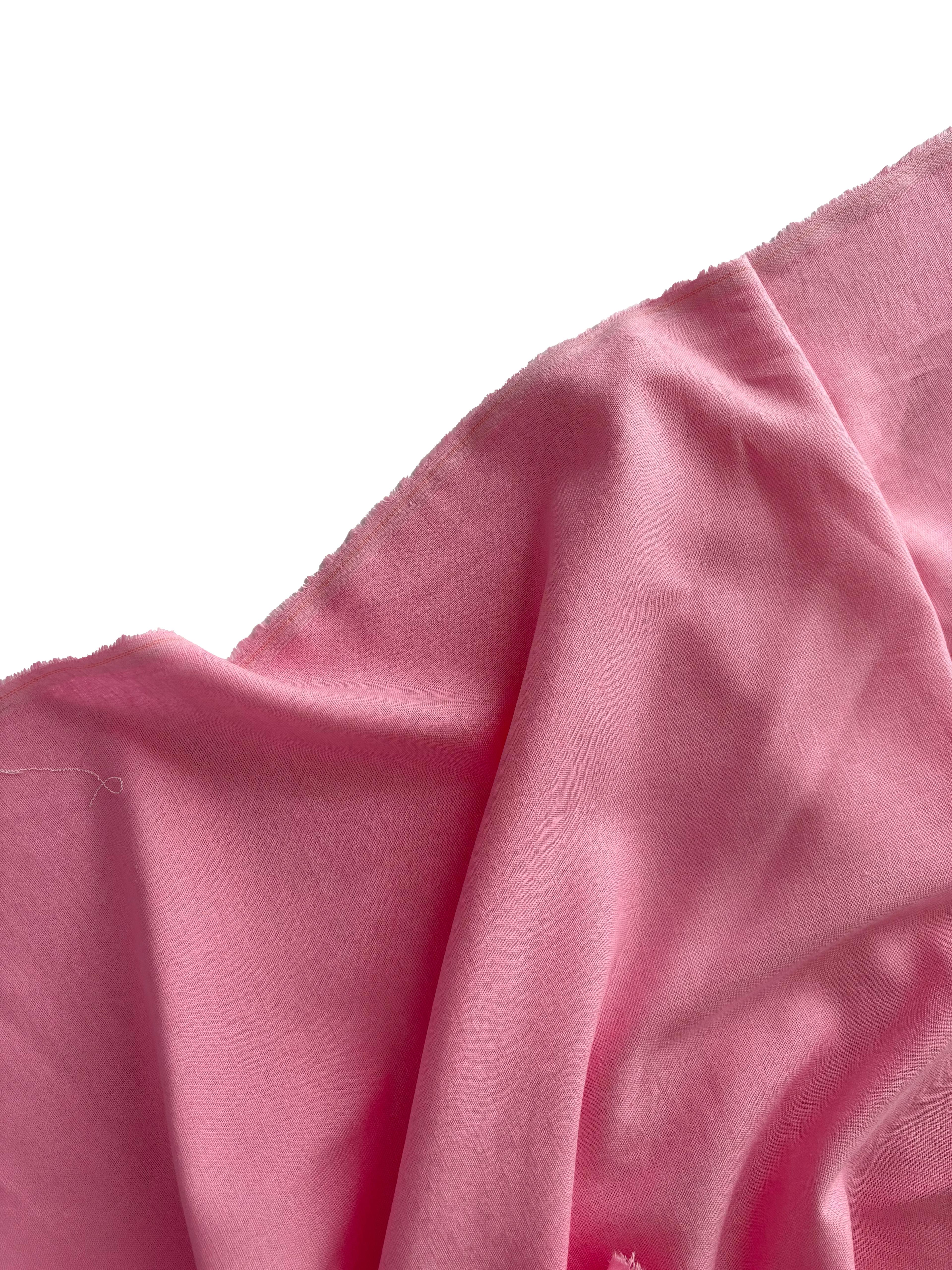 Viskon Keten Kumaş Pembe