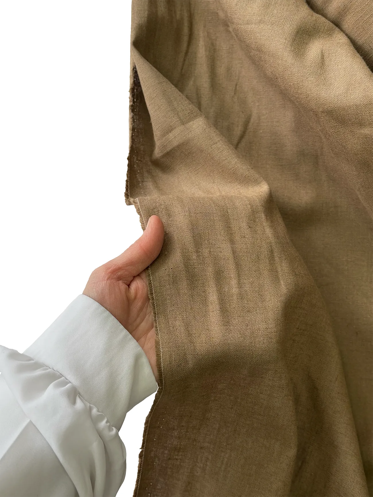 Pamuk Keten Kumaş Soft Zeytin Yeşili 