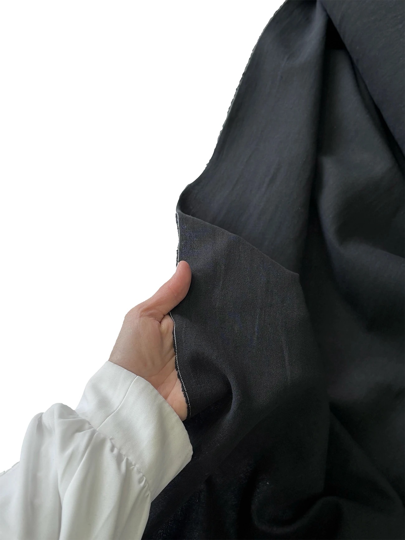 Pamuk Keten Kumaş Antrasit 