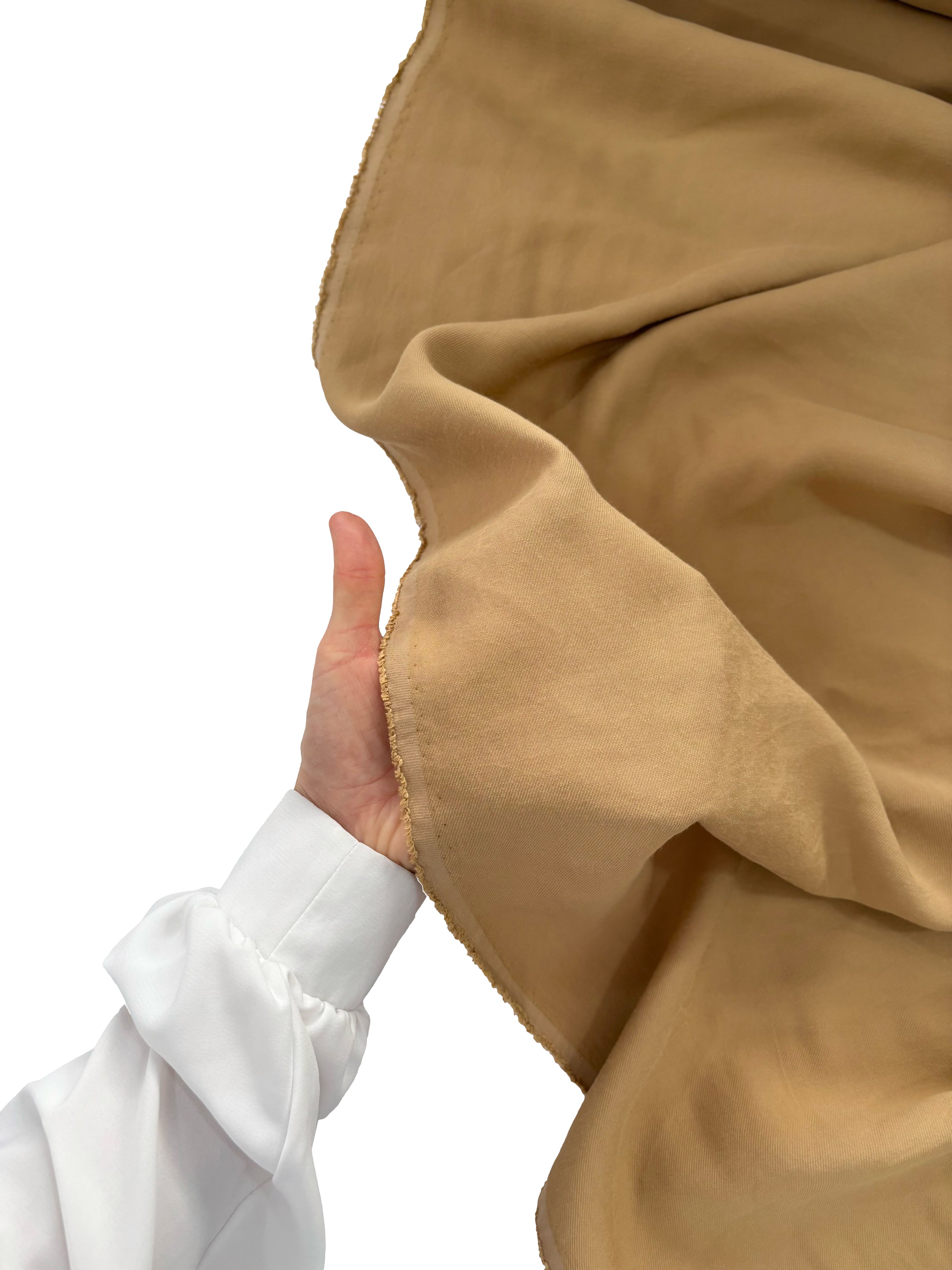 Modal - Polyester Kumaş Camel 