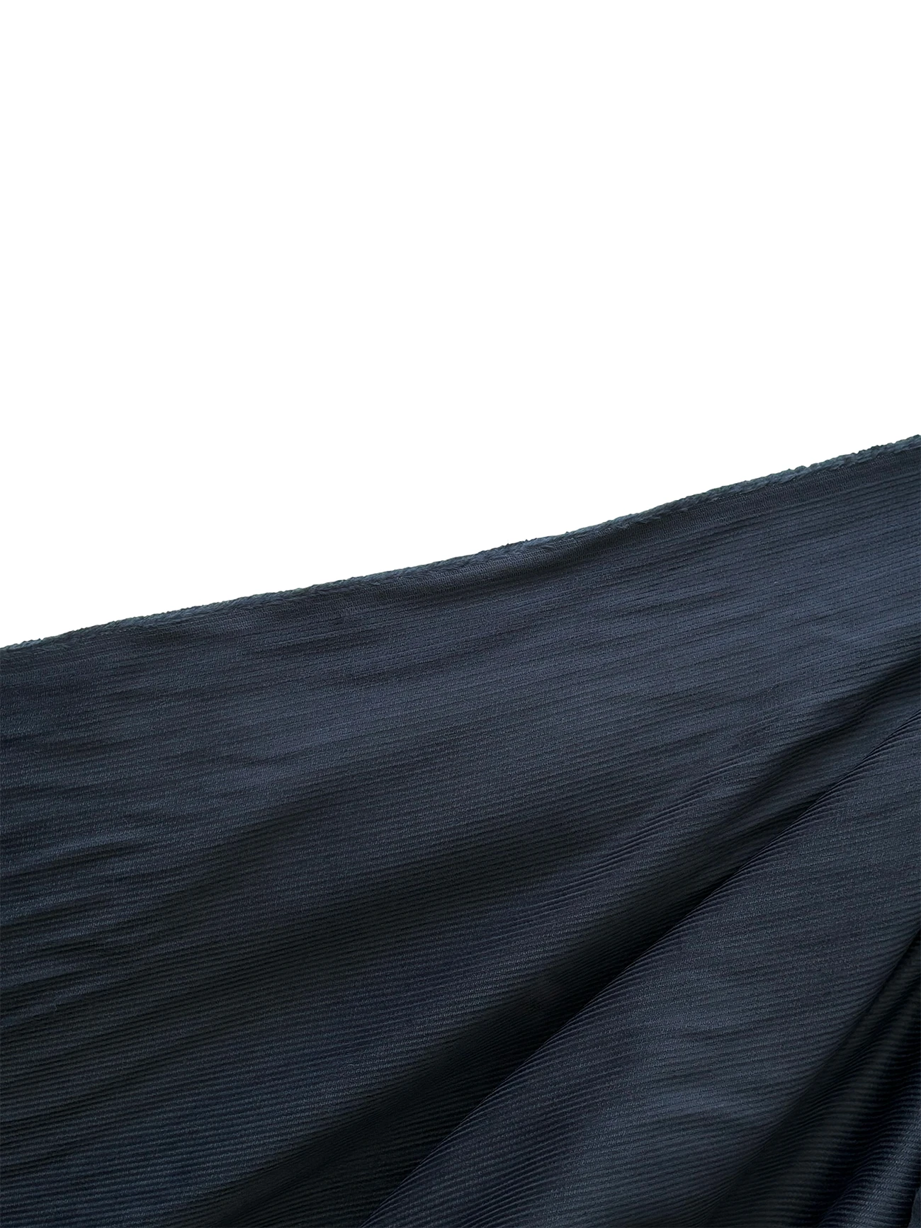 %100 Pamuk Fitilli Kadife Kumaş Lacivert