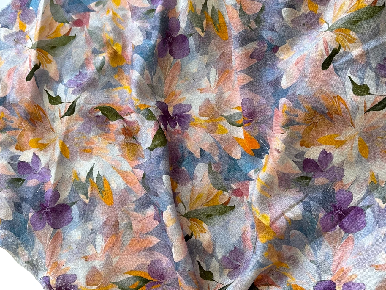 %100 Viskon Premium Kumaş Leylak