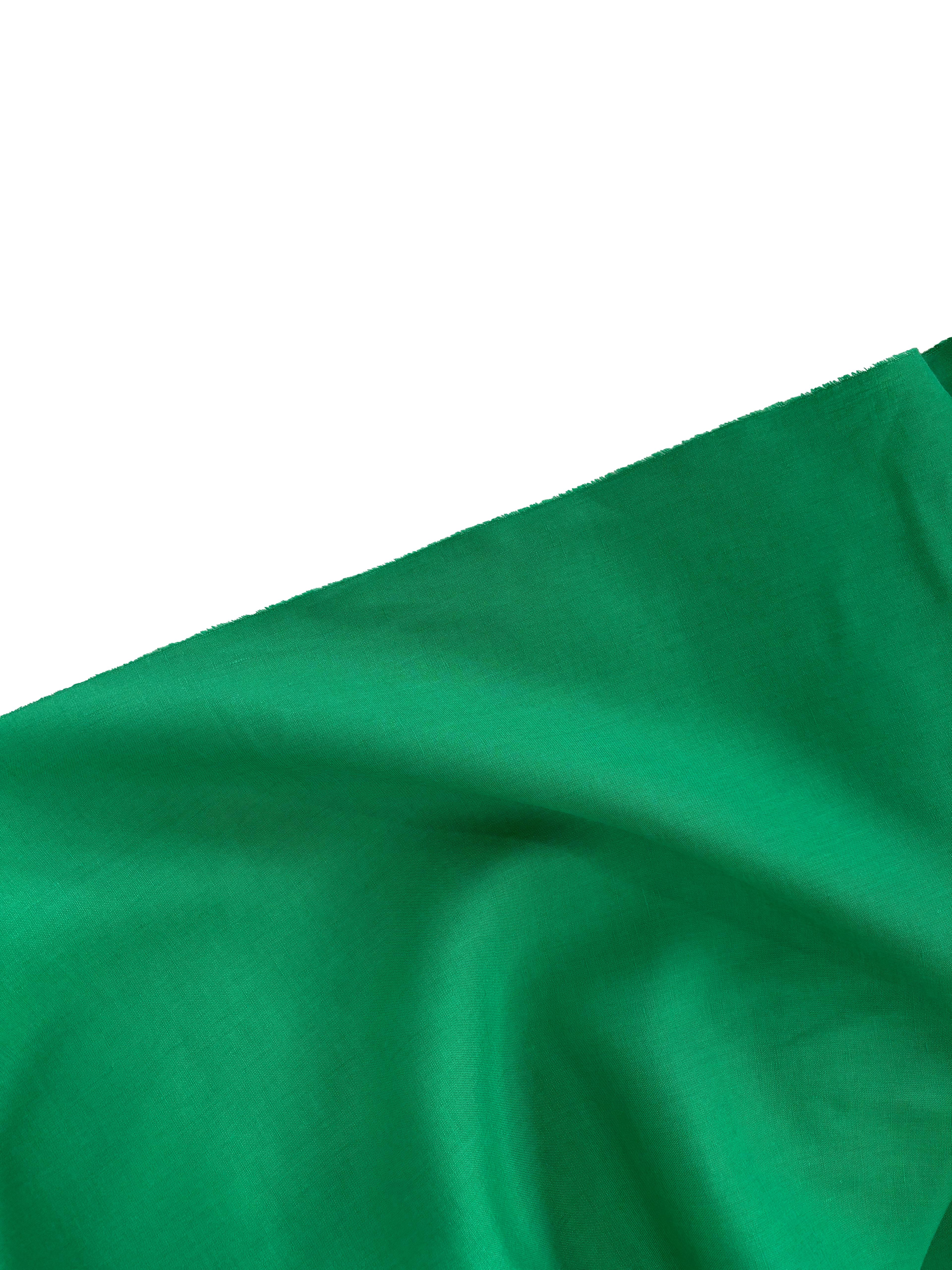 %100 Keten Kumaş Benetton Yeşili (150 gram) 