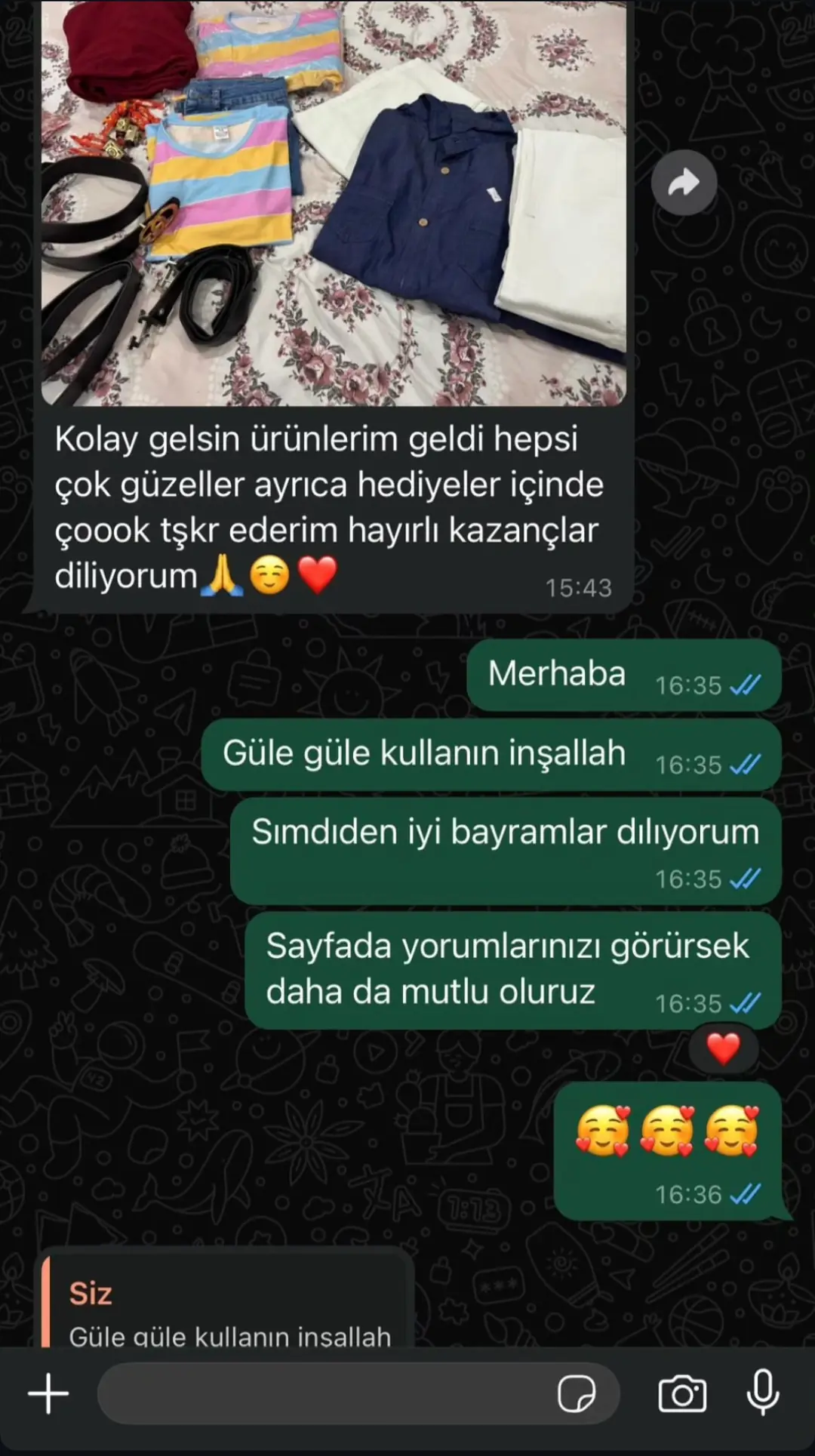 Çocuk giyim müşteri memnuniyeti 7