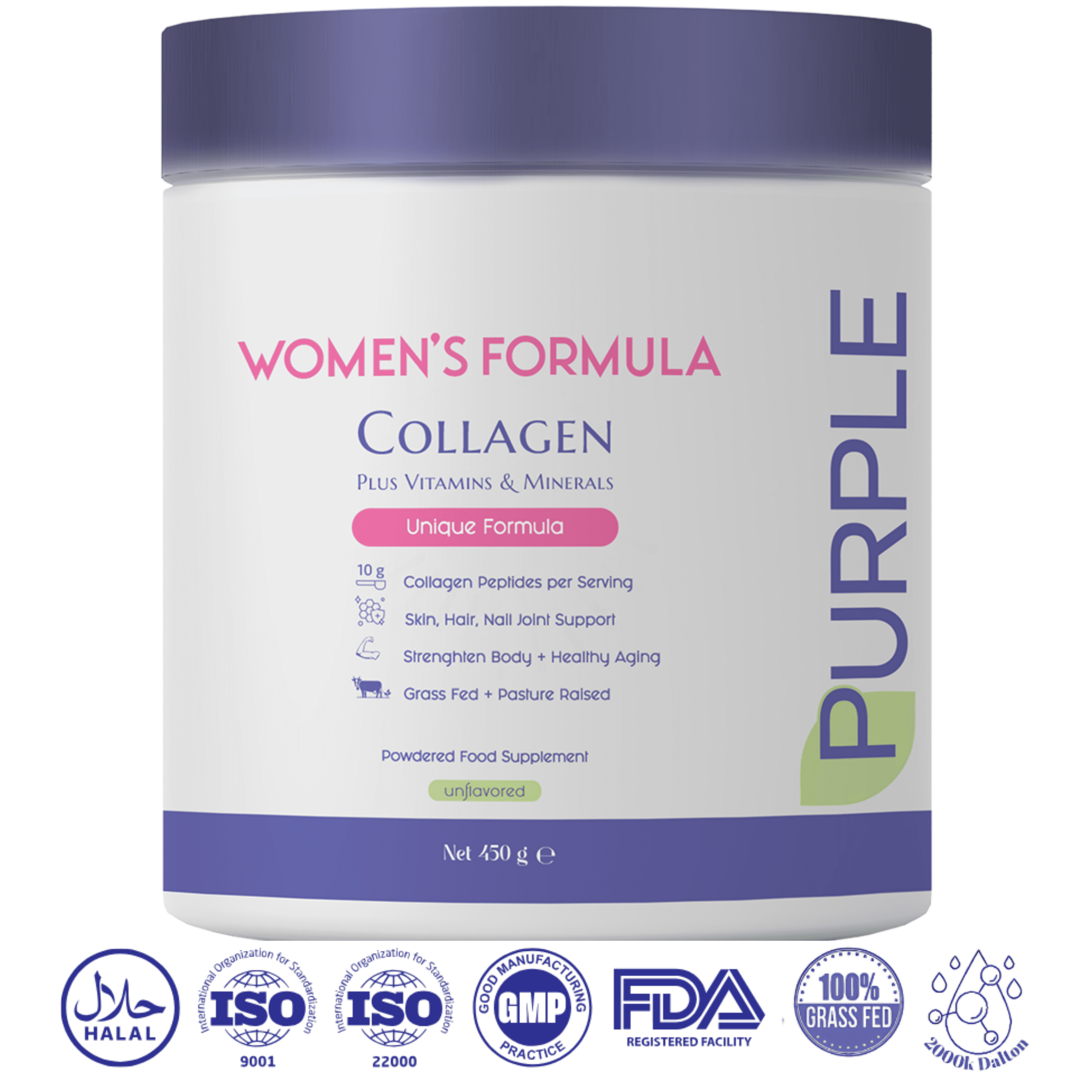 Purple Woman's Formula Collagen 450 Gr