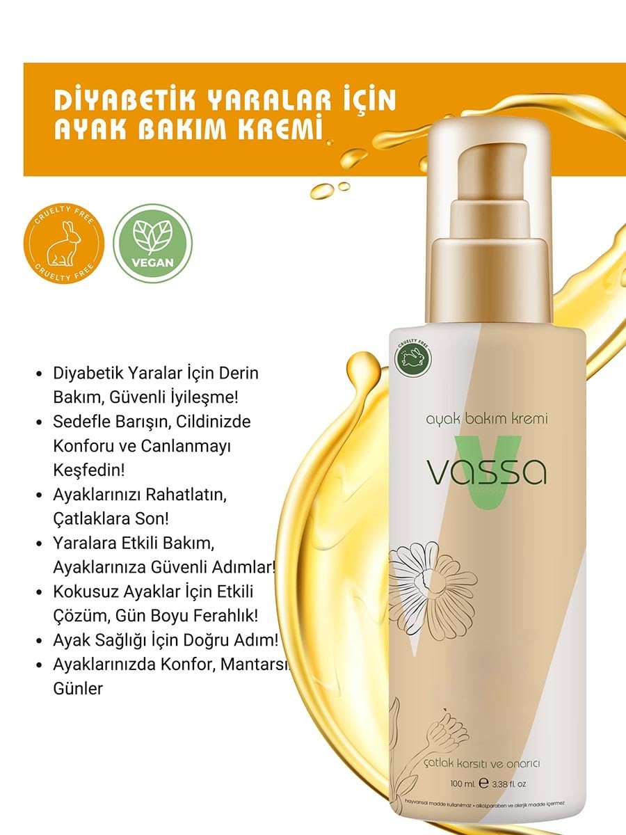 Ayak Bakım Kremi 150ml - Vassa