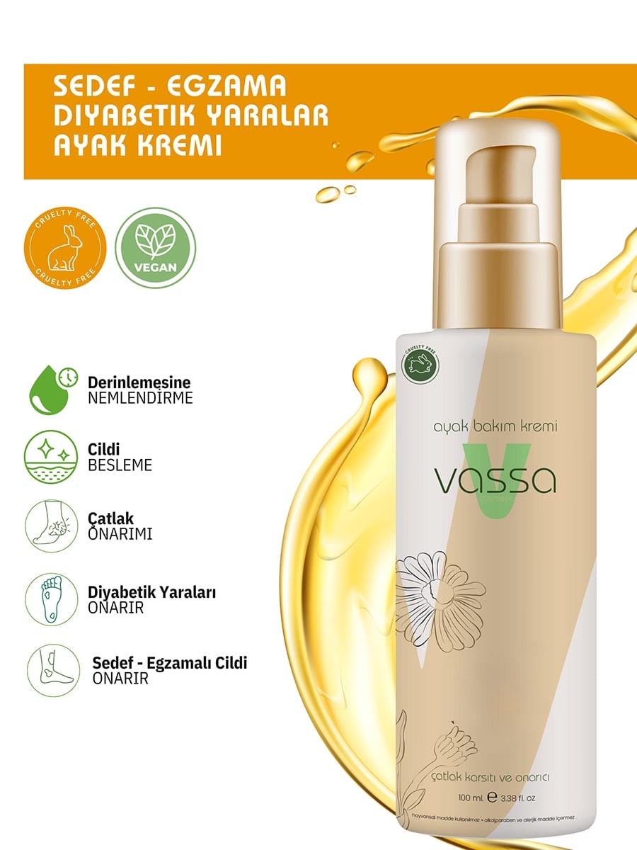 Ayak Bakım Kremi 150ml - Vassa