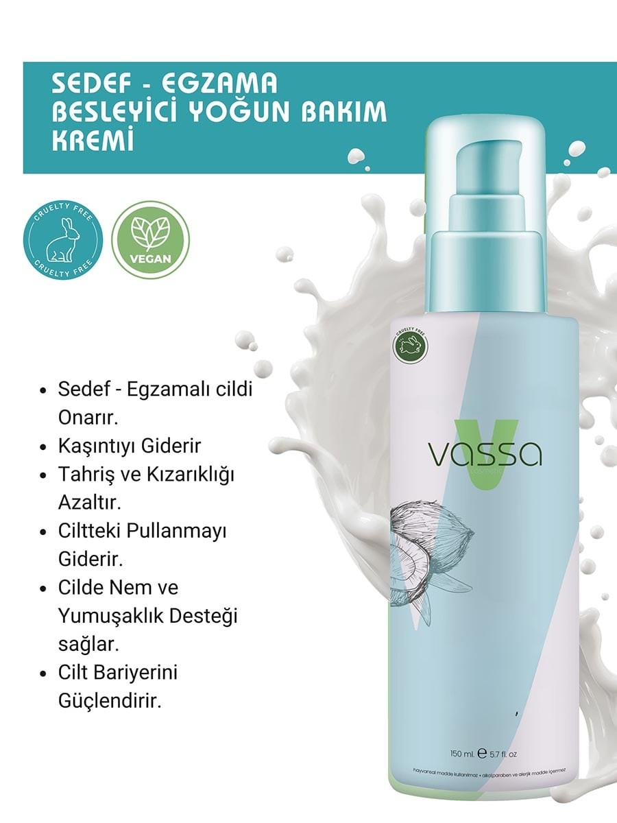 Onarıcı Bakım Kremi 150ml - Vassa