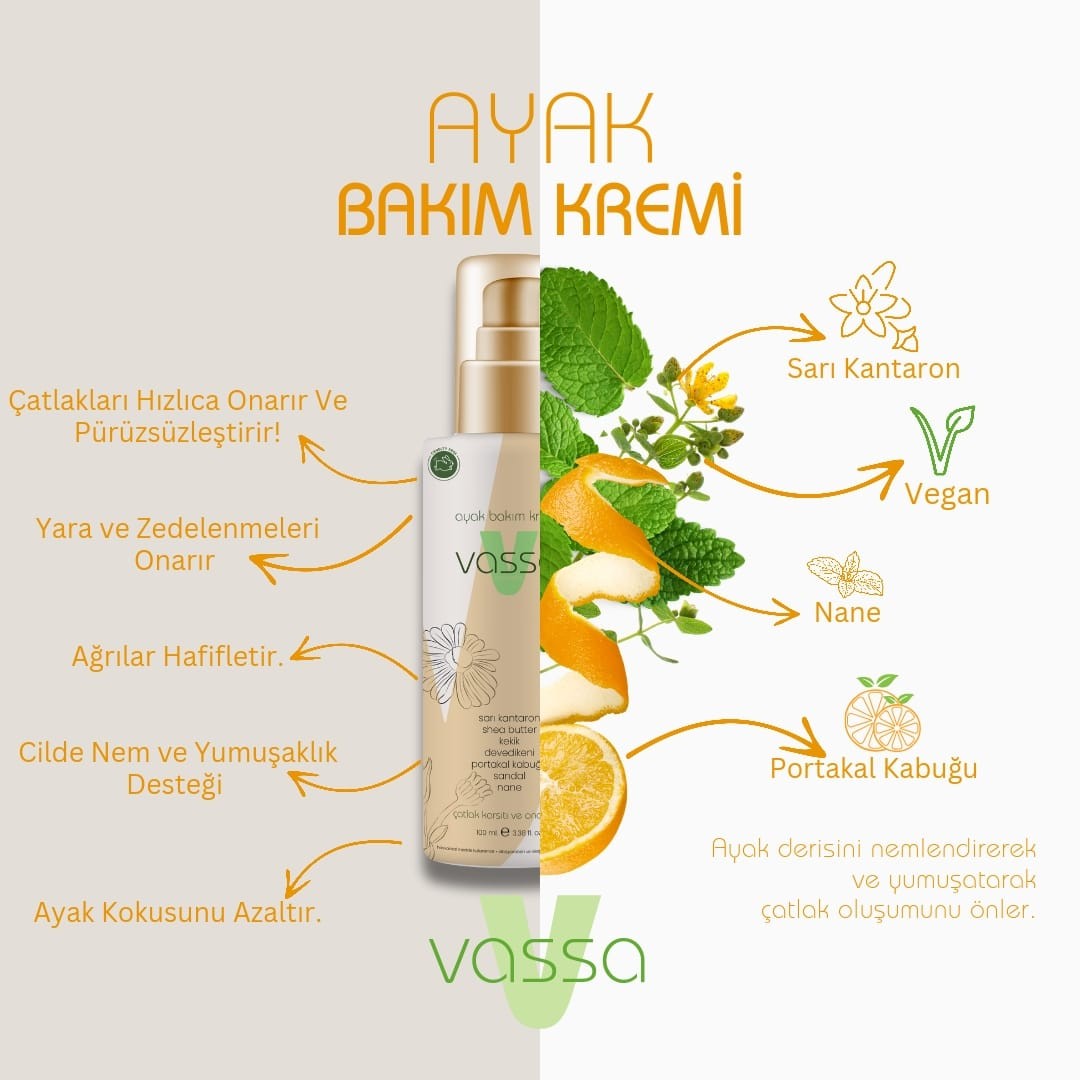 Ayak Bakım Kremi 150ml - Vassa