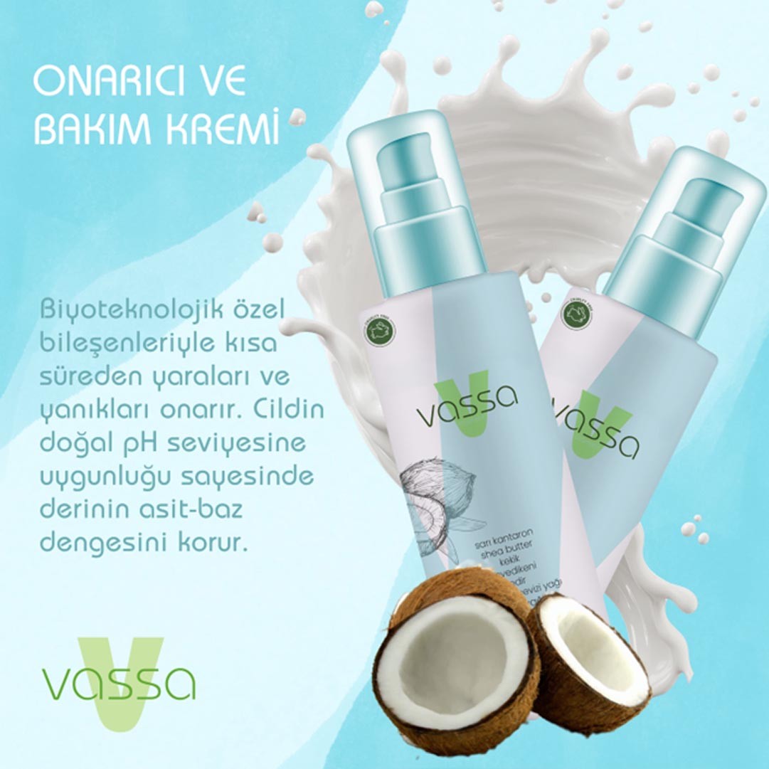 Onarıcı Bakım Kremi 150ml - Vassa