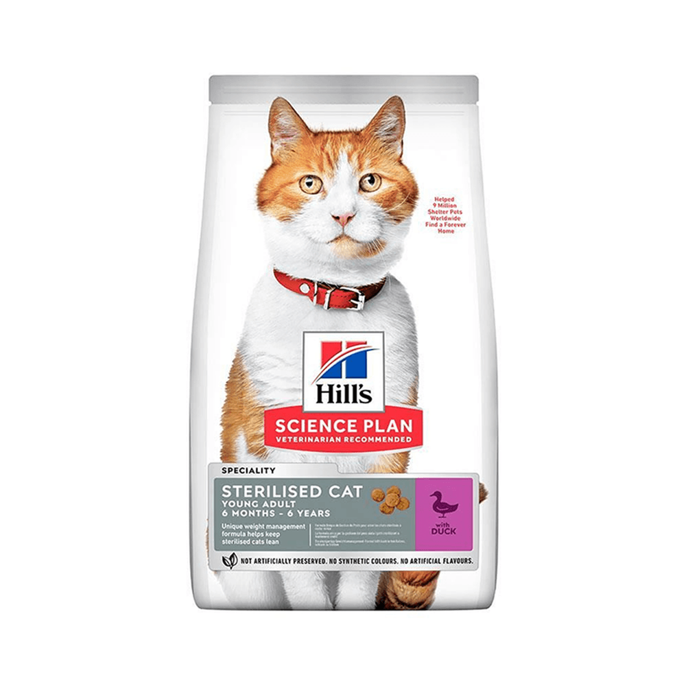 Hill`s Science Plan Ördek Etli Kısırlaştırılmış Yetişkin Kedi Maması (3 kg)