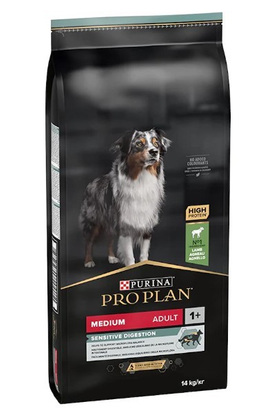 Purina Pro Plan Kuzu Etli Orta Irk Yetişkin Köpek Maması (14 kg)