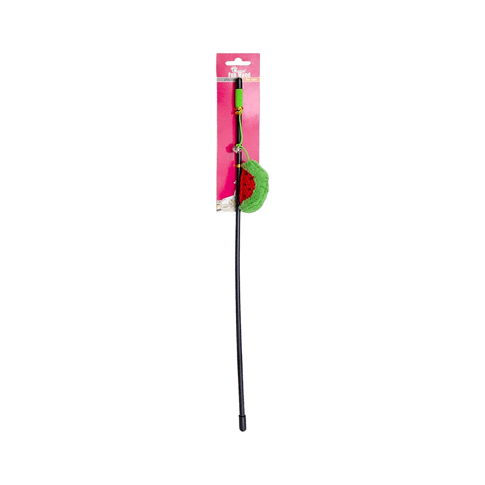 Eastland Karpuzlu Kedi Otlu Olta Kedi Oyuncağı (44 cm)
