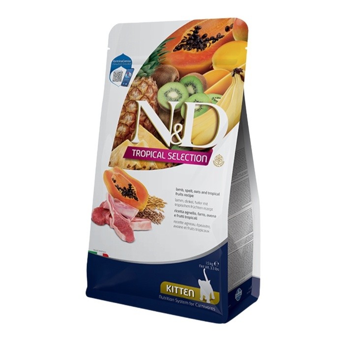 N&D Tropical Kuzu Etli Yavru Kedi Maması (1,5 kg)