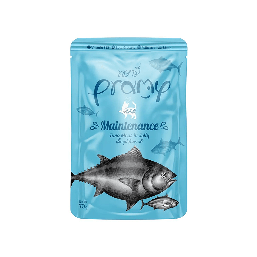 Pramy Jöle İçinde Yağsız Ton Balıklı Kedi Maması (70 g)
