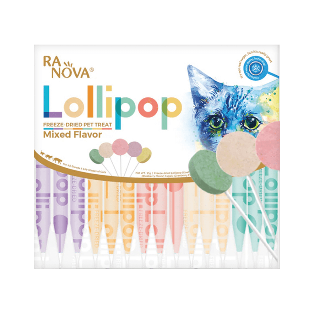 Ranova Kediler İçin Karışık Lezzetli Lolipop (15 x 1,4 g)