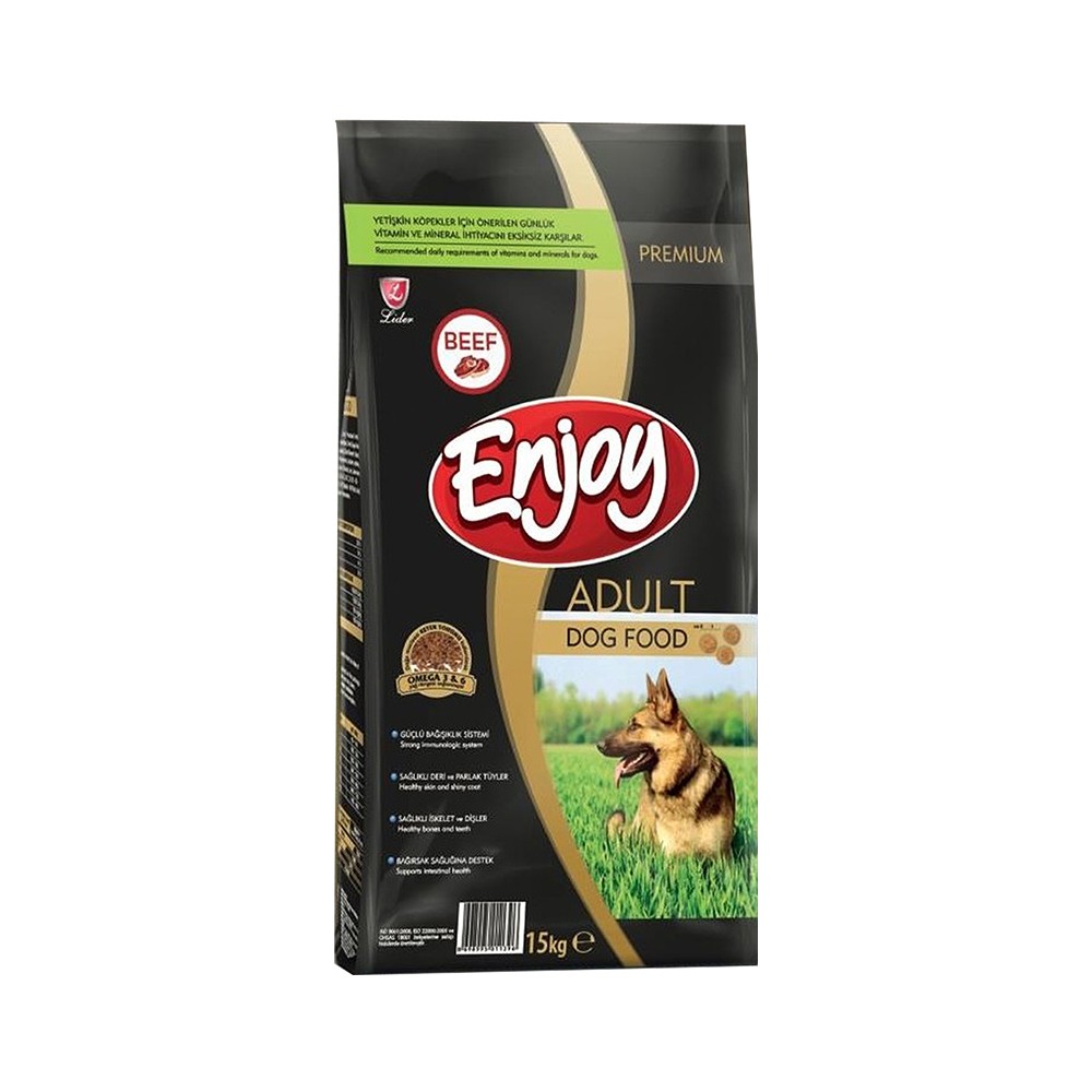 Enjoy Biftekli Yetişkin Köpek Maması (15 kg)