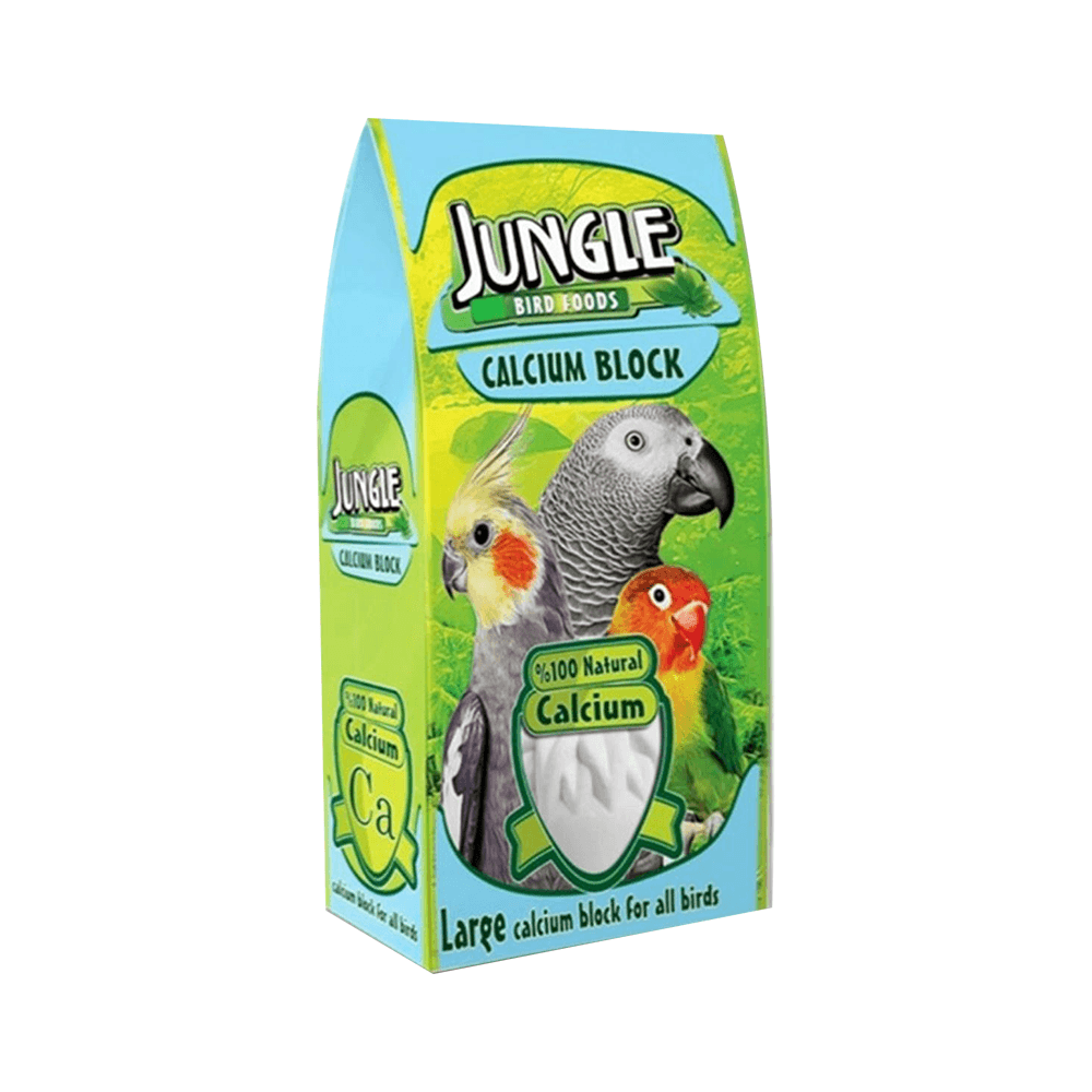 Jungle Kalsium Blok Papağan Gaga Taşı L Boy (8'li)