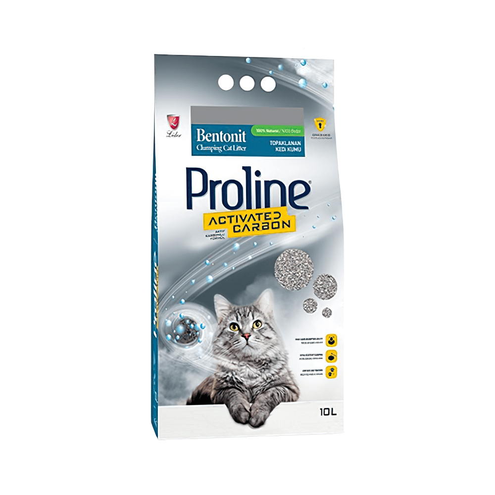 Proline Topaklanan Aktif Karbonlu Kedi Kumu (10 L)