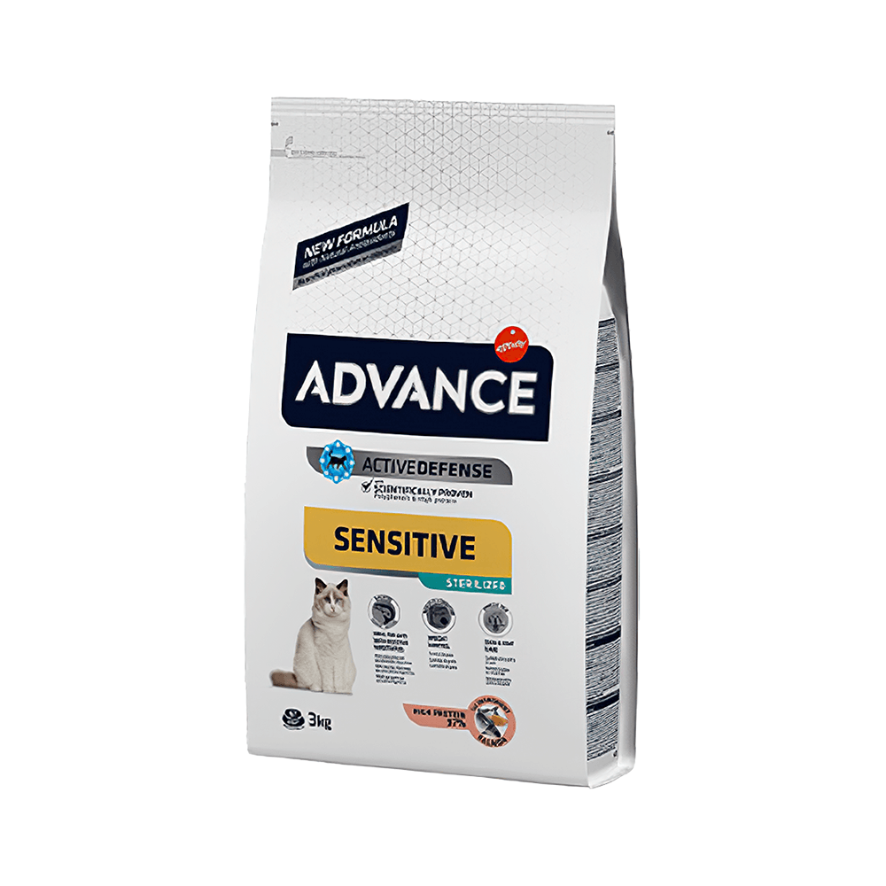 Advance Sensitive Somonlu Kısırlaştırılmış Kedi Maması (3 kg)