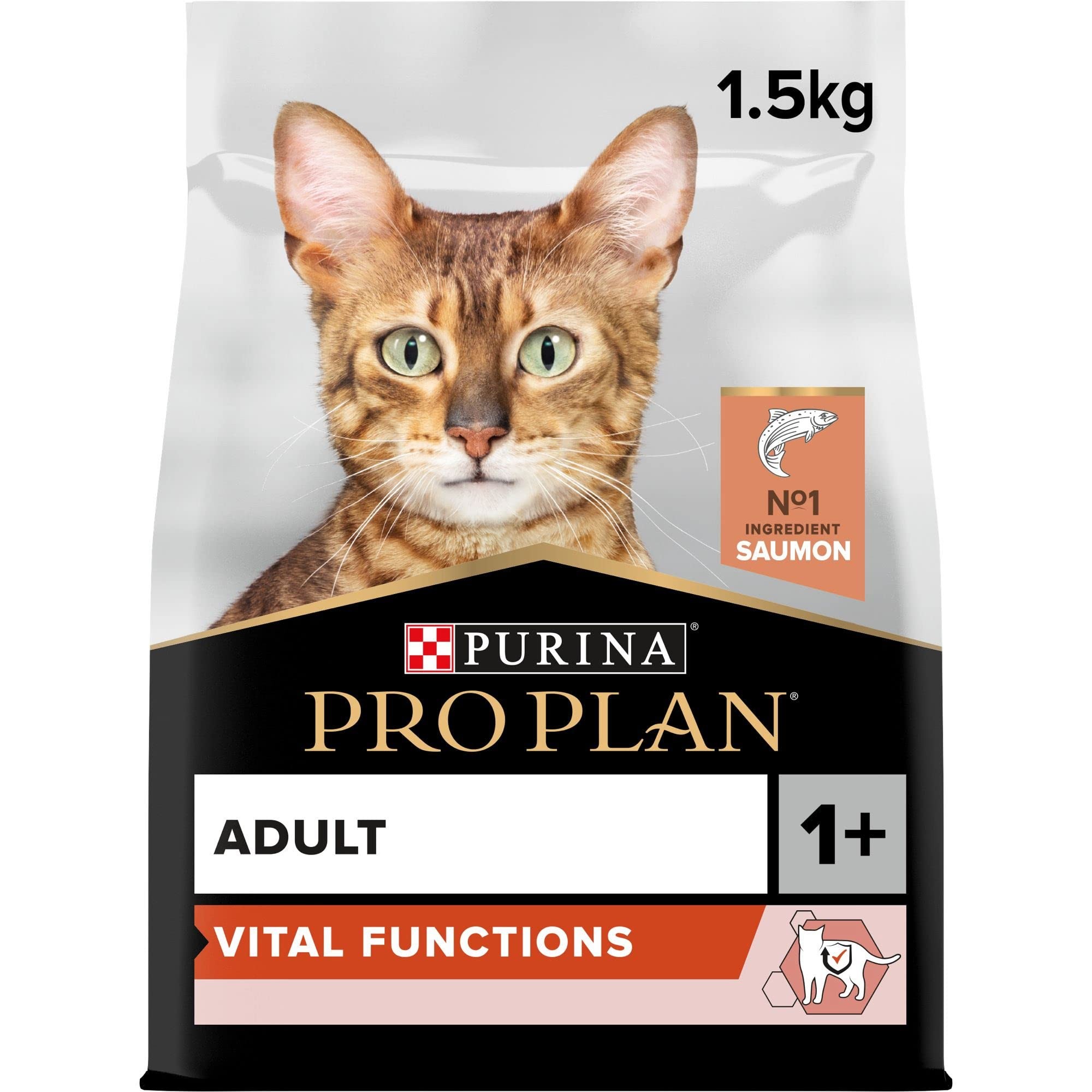 Purina Pro Plan Original Somonlu ve Pirinçli Yetişkin Kedi Maması (1,5 kg)