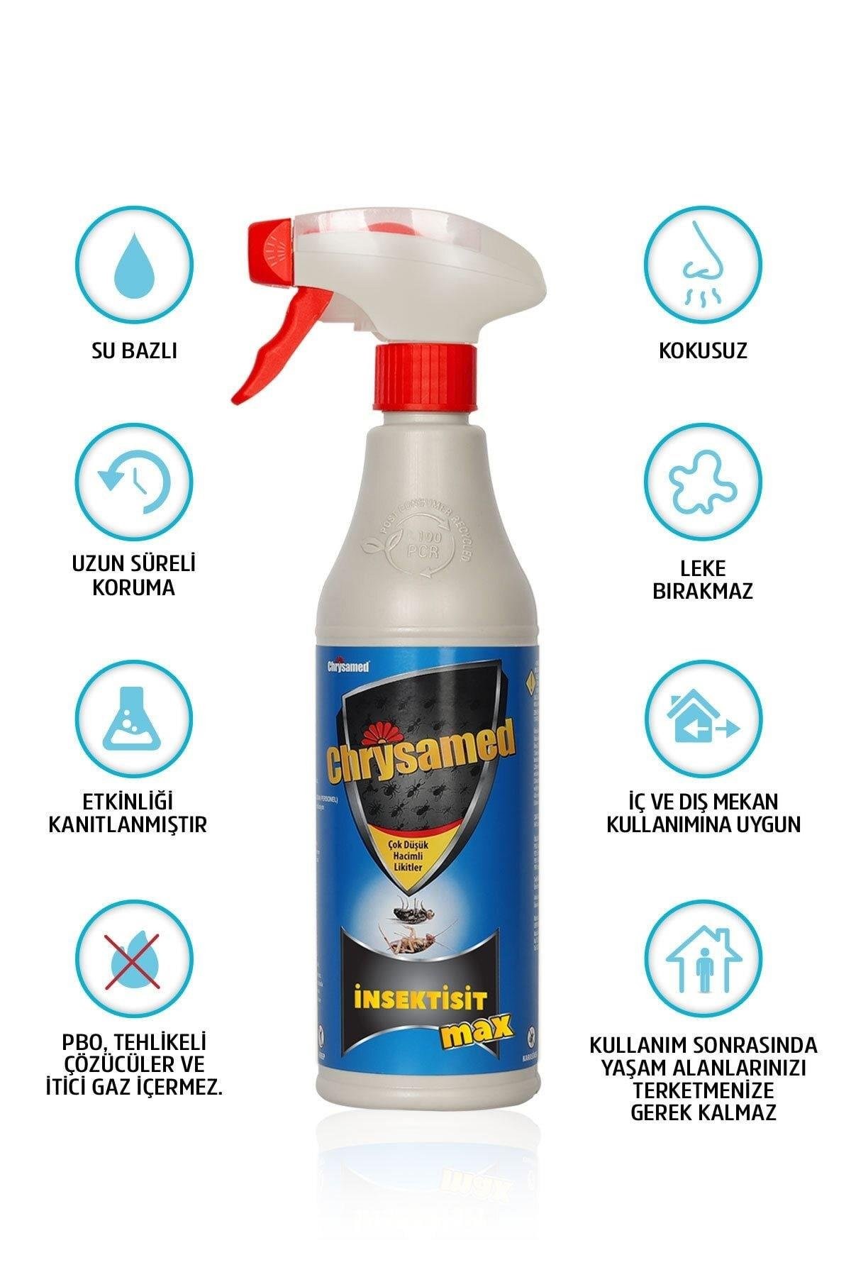 Chrysamed İnstektisit Max Haşere Spreyi 500 ml