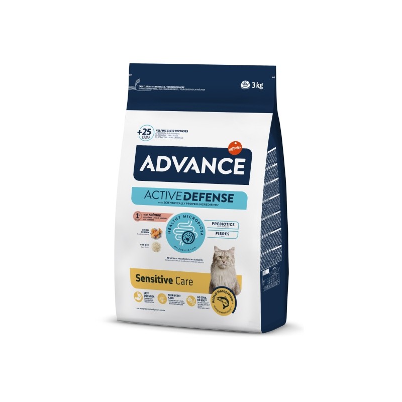 Advance Sensitive Somonlu Yetişkin Kedi Maması (3 kg)