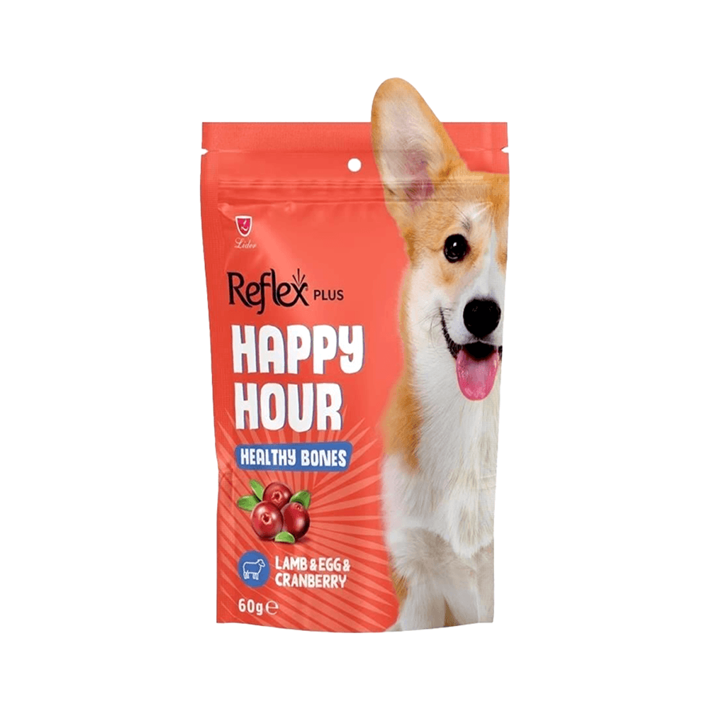 Reflex Plus Happy Hour Sağlıklı Kemikler İçin Destekleyici Köpek Ödül Maması (60 g)