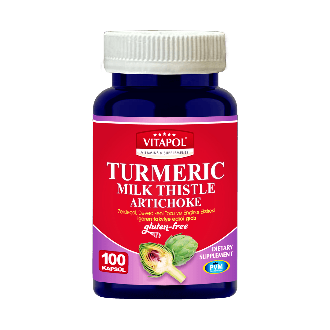 Can You Take Turmeric And Milk Thistle Together VITAPOL TURMERİC&MILK THISTLE&ARTICHOKE 100 KAPSÜL