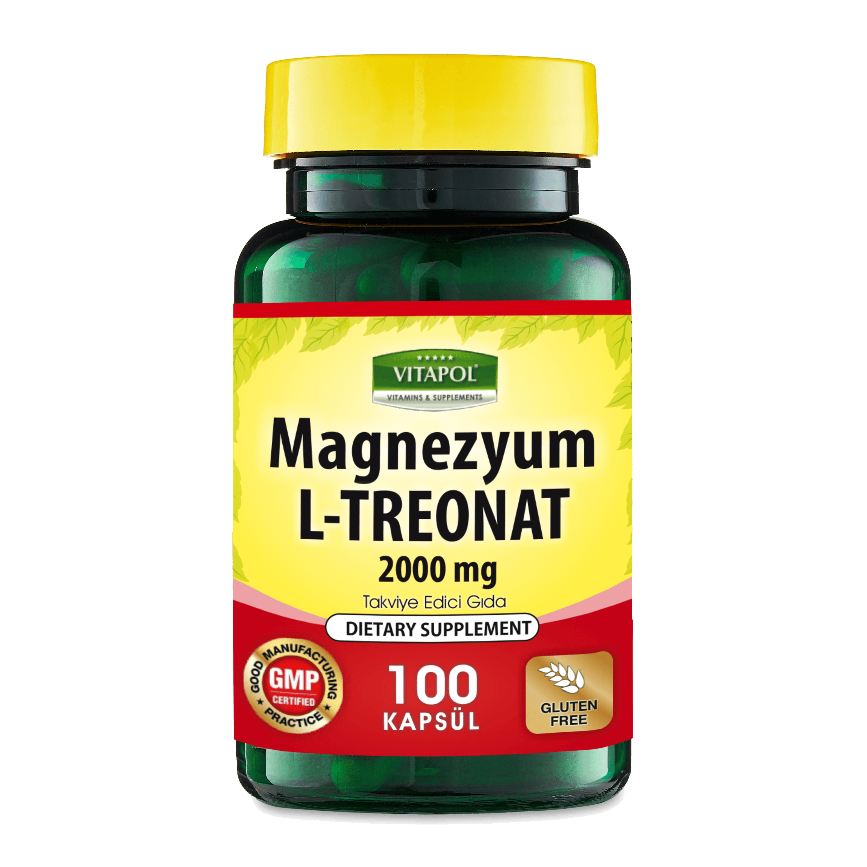 MAGNEZYUM L-TREONAT 2000 MG 100 KAPSÜL