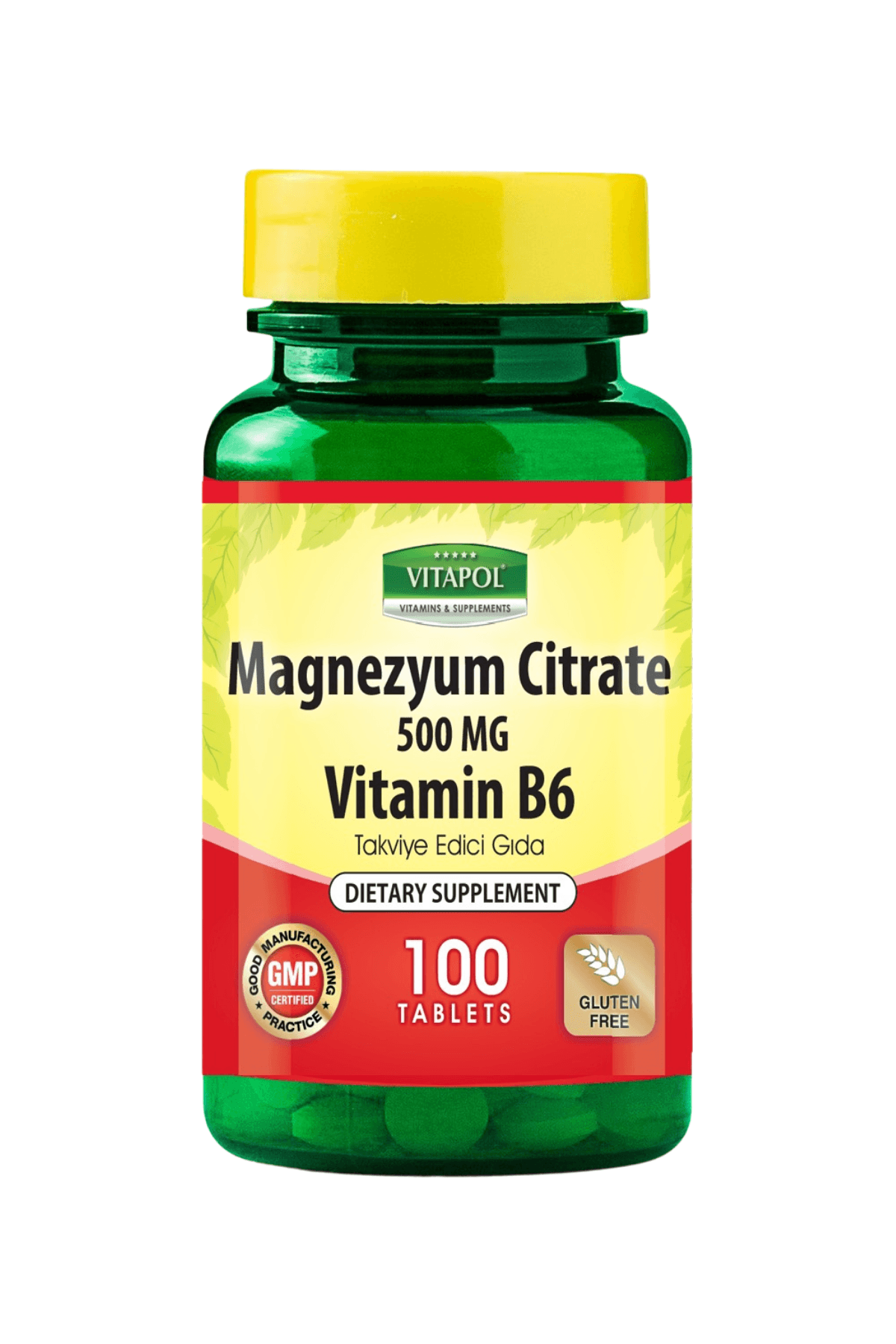 VITAPOL MAGNEZYUM CİTRATE & B6 100 TABLET