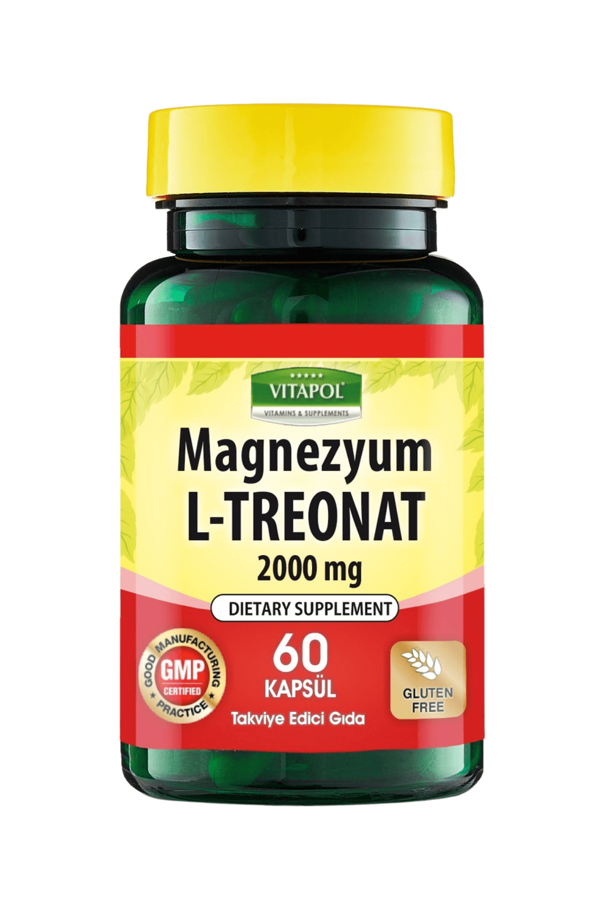 Magnezyum L-Treonat 2000 Mg 60 Kapsül