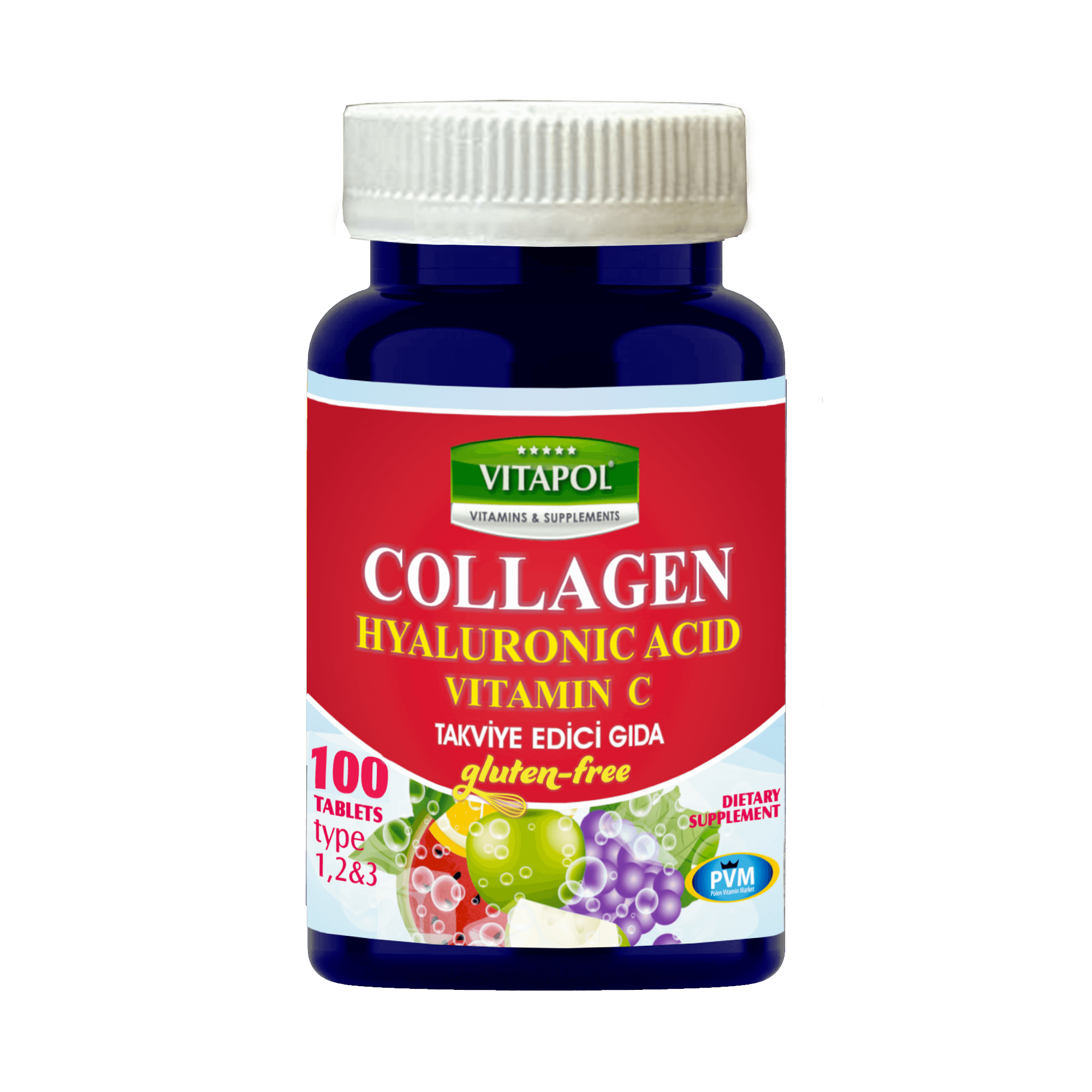 COLLAGEN &HYA&VİT C 100 TABLET TYPE1,2,3