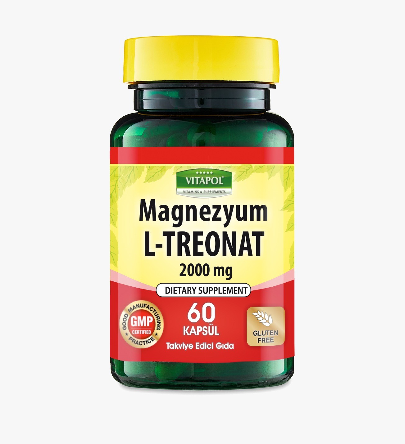 Magnezyum L-Treonat 2000 Mg 60 Kapsül