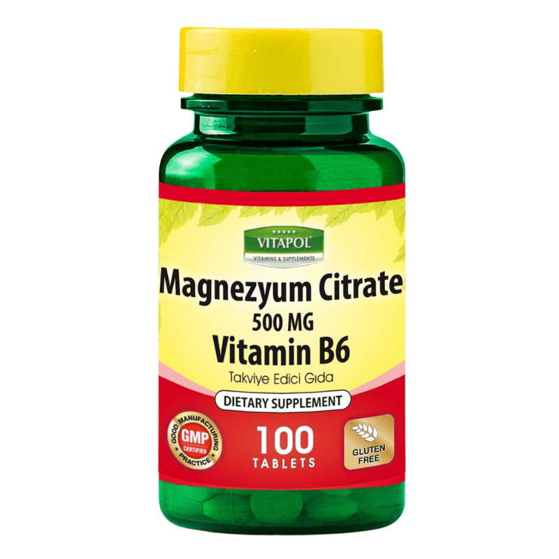 VITAPOL MAGNEZYUM CİTRATE & B6 100 TABLET