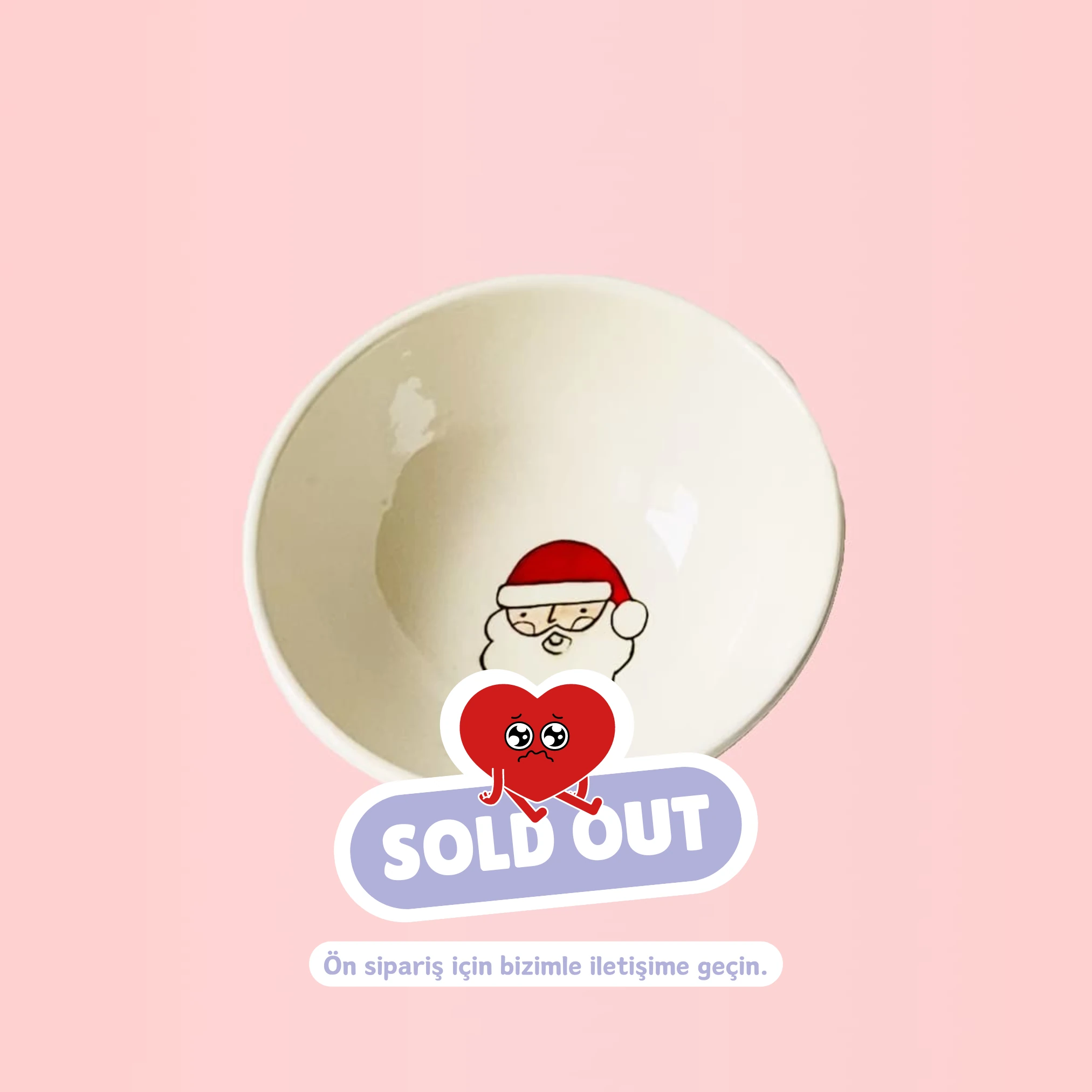 Noel Baba Çini Kase